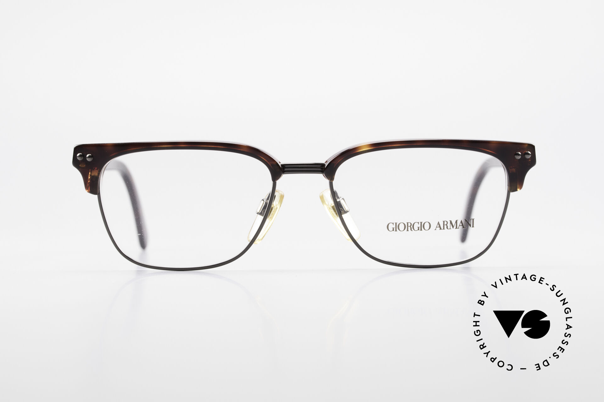 Glasses Giorgio Armani 381 Vintage Specs Clubmaster Style