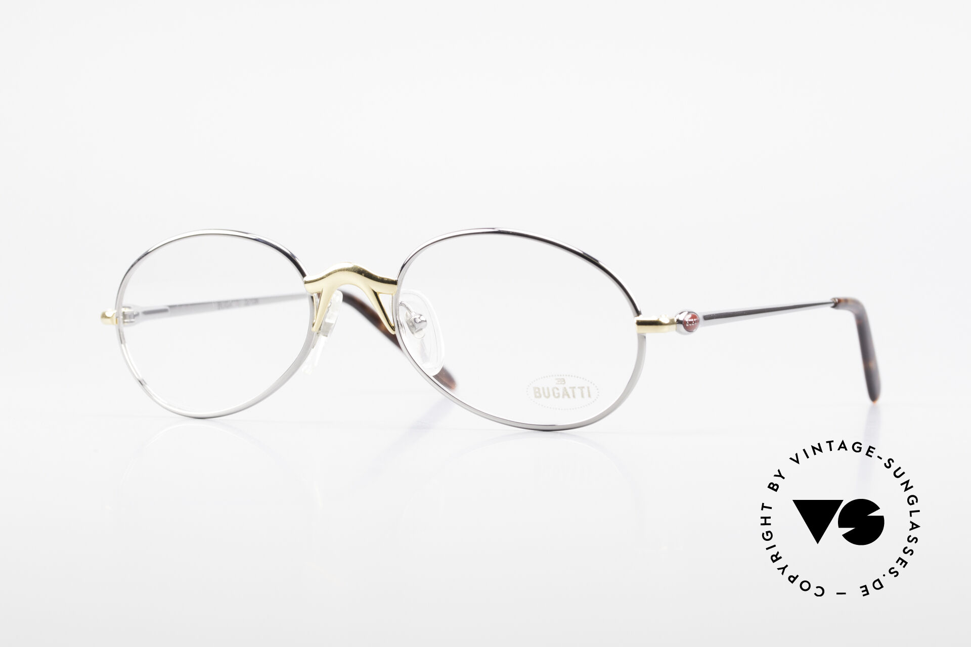 Glasses Bugatti 22126 Rare Oval 90's Vintage Glasses