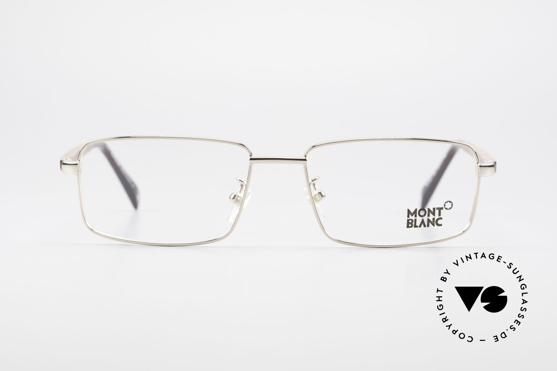 Glasses Montblanc MB389 Gold-Plated Wood Glasses Men
