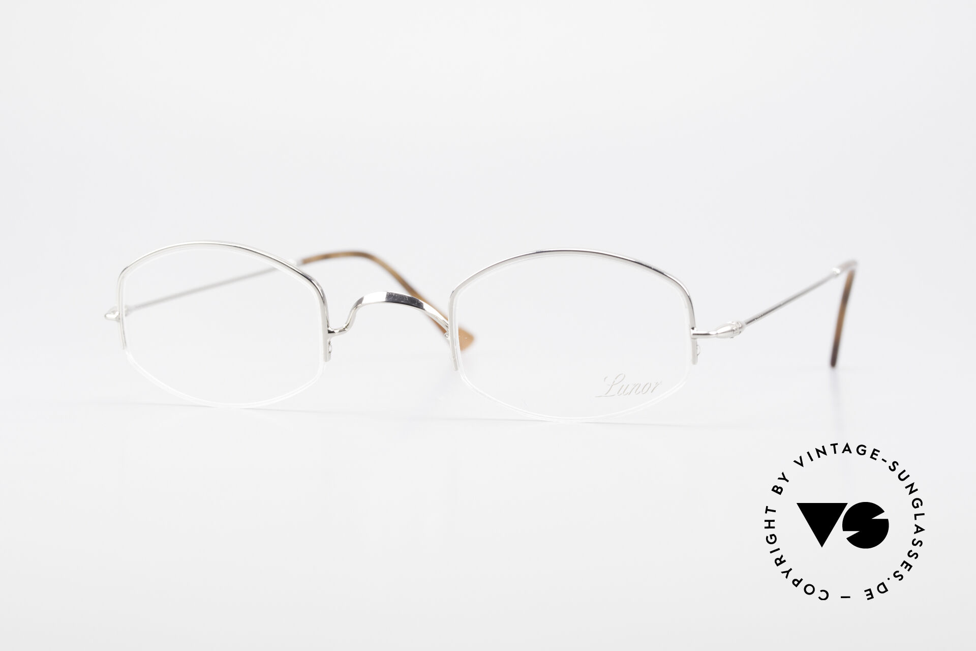 Glasses Lunor Classic Semi Rimless Vintage Frame