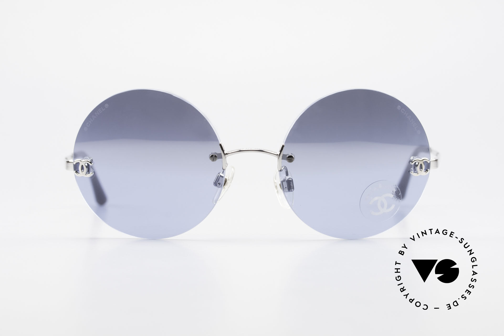 Chanel vintage on sale round sunglasses