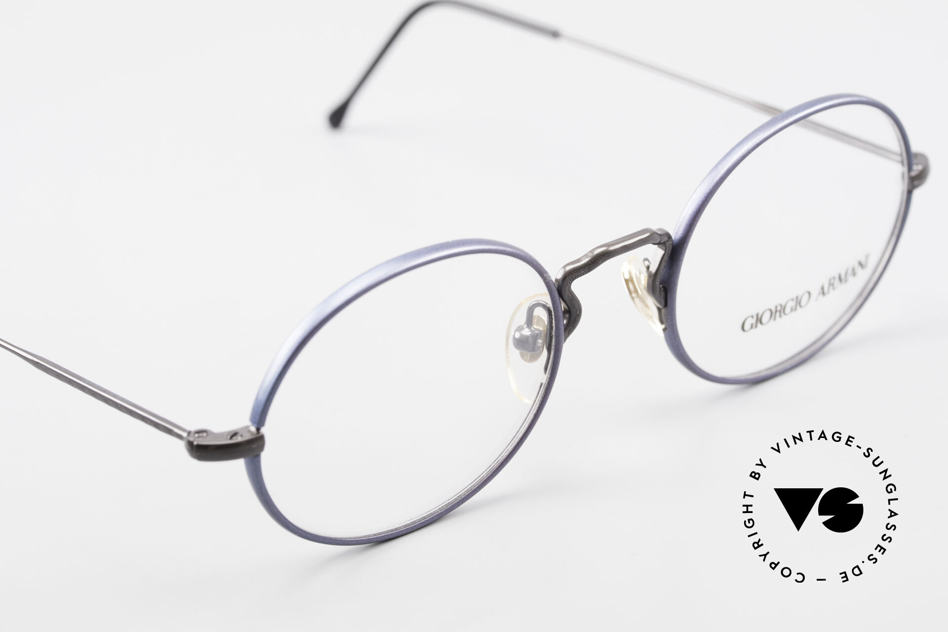 小物 archive GIORGIO ARMANI oval glasses y2k Glasses Giorgio Armani 134 80's Frame Timeless Round