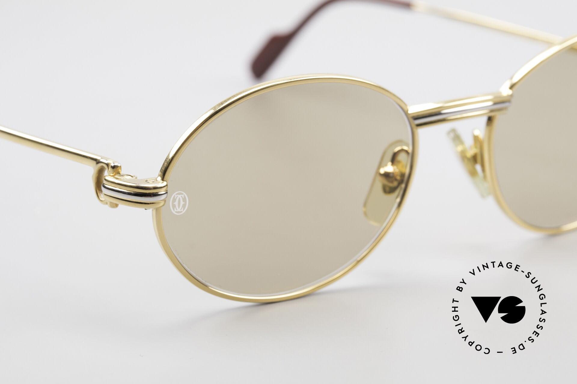 Sunglasses Cartier Saint Honore Small Oval Luxury Sunglasses