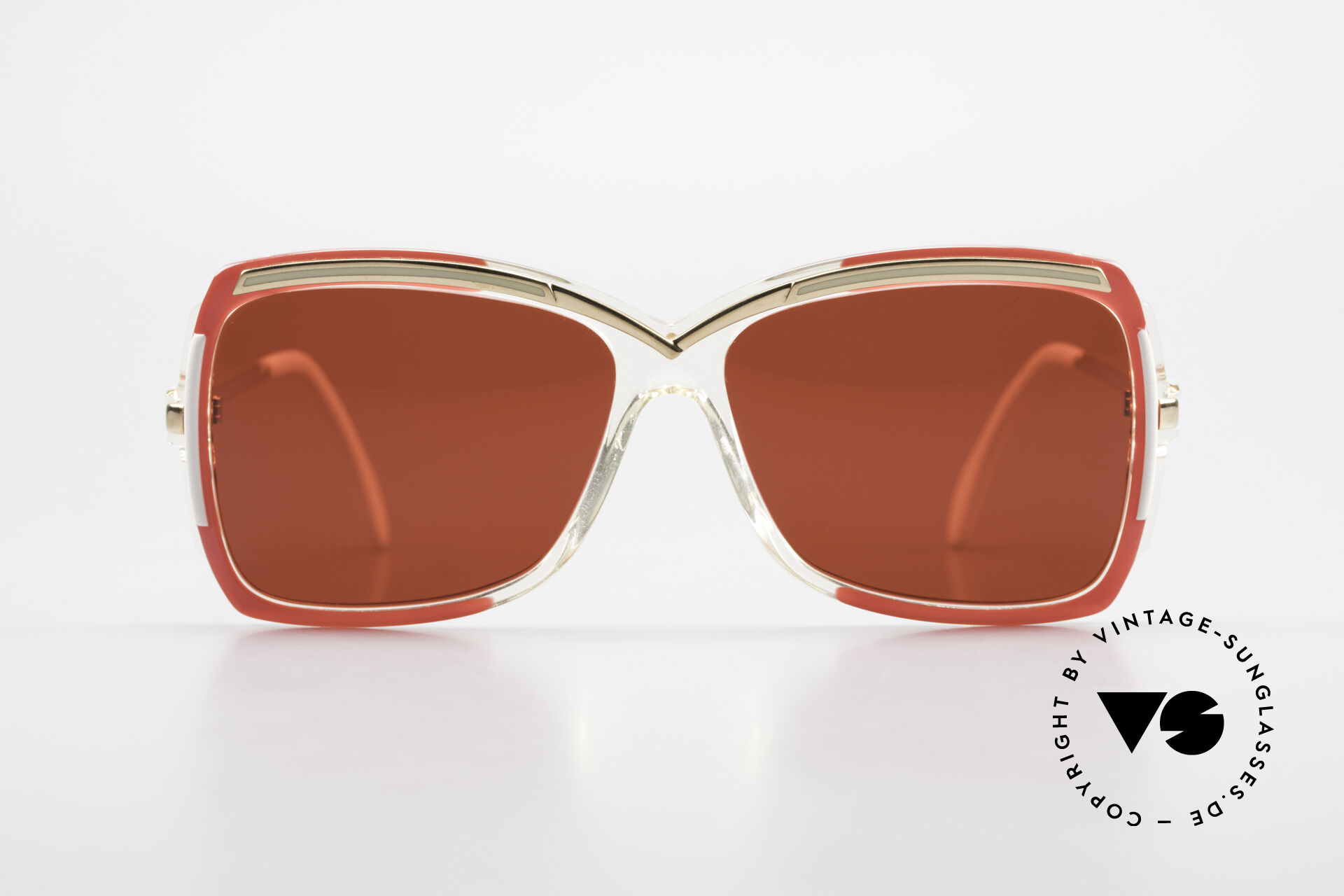Red designer sunglasses clearance