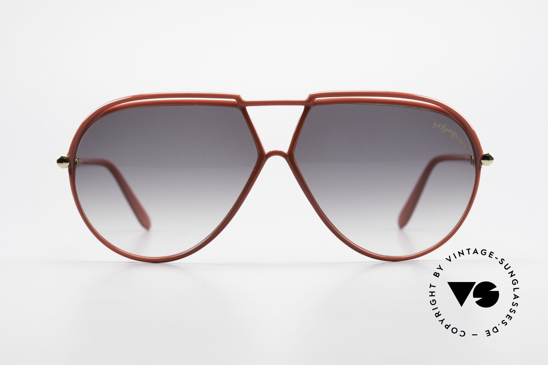 Sunglasses Yves Saint Laurent 8129 Y21 Rare 70 s Aviator Sunglasses
