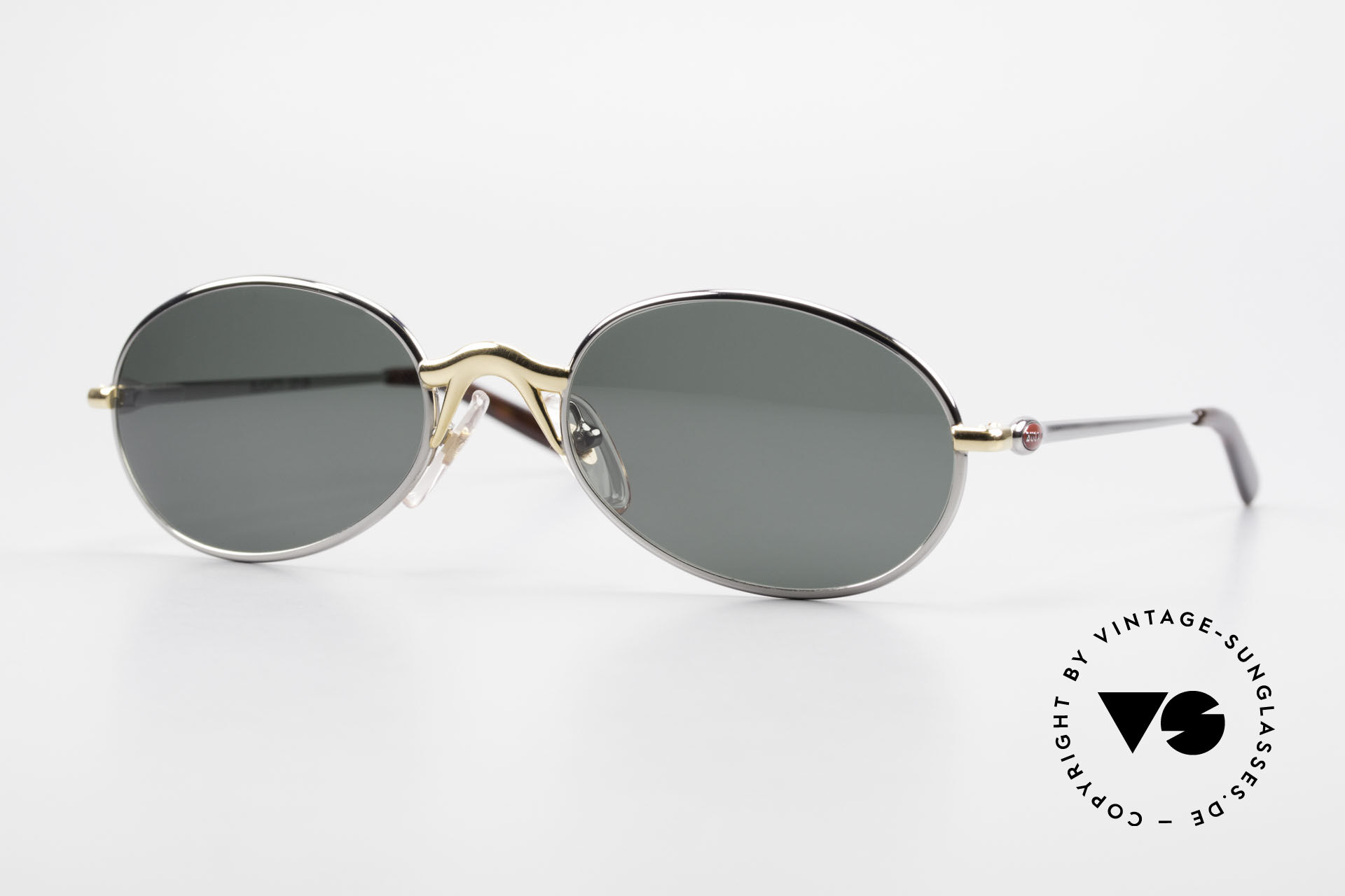 Sunglasses Bugatti 22126 Rare Oval 90 s Vintage Shades