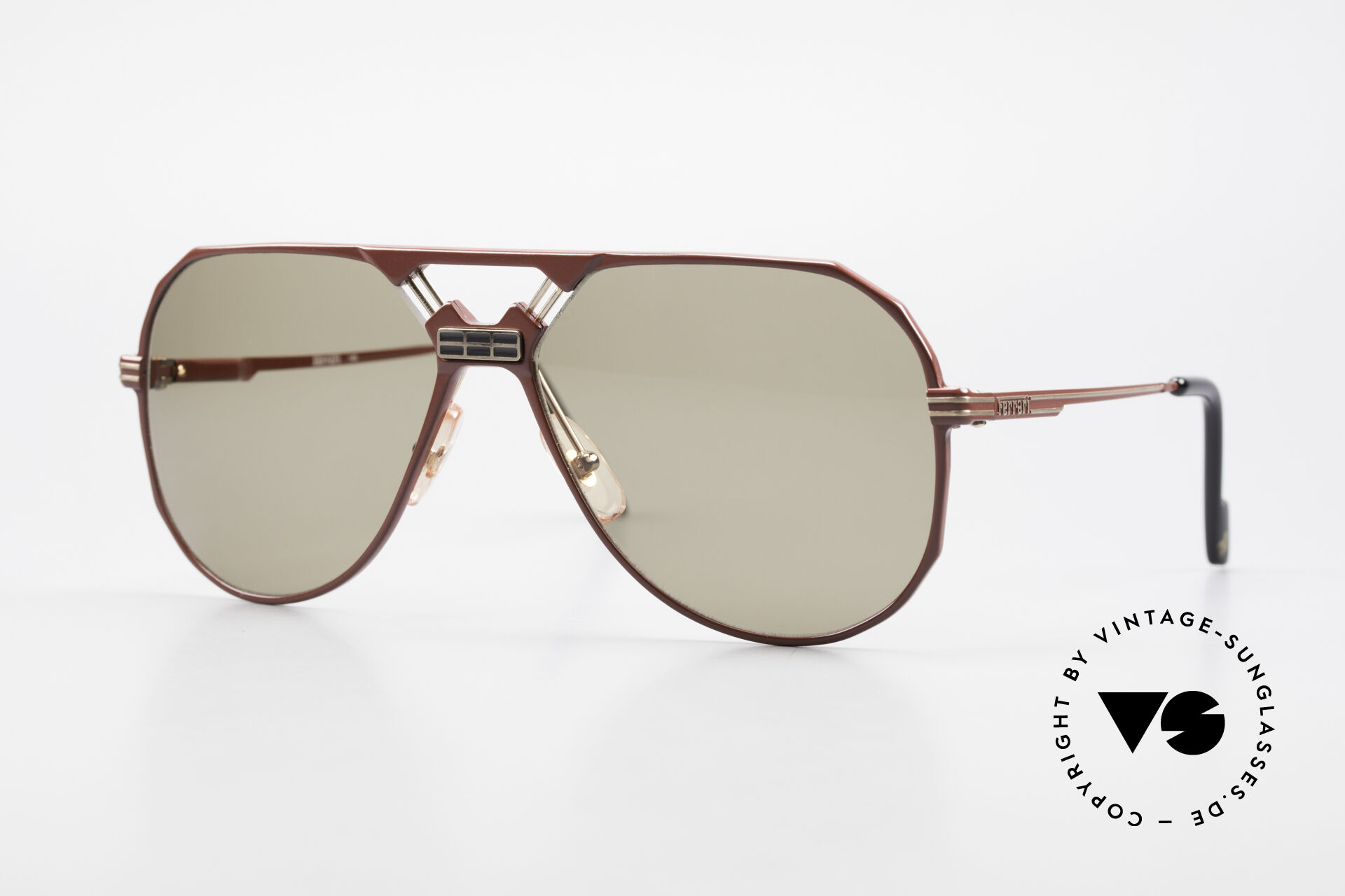 Sunglasses Ferrari F23 S 90 S Sports Aviator Sunglasses