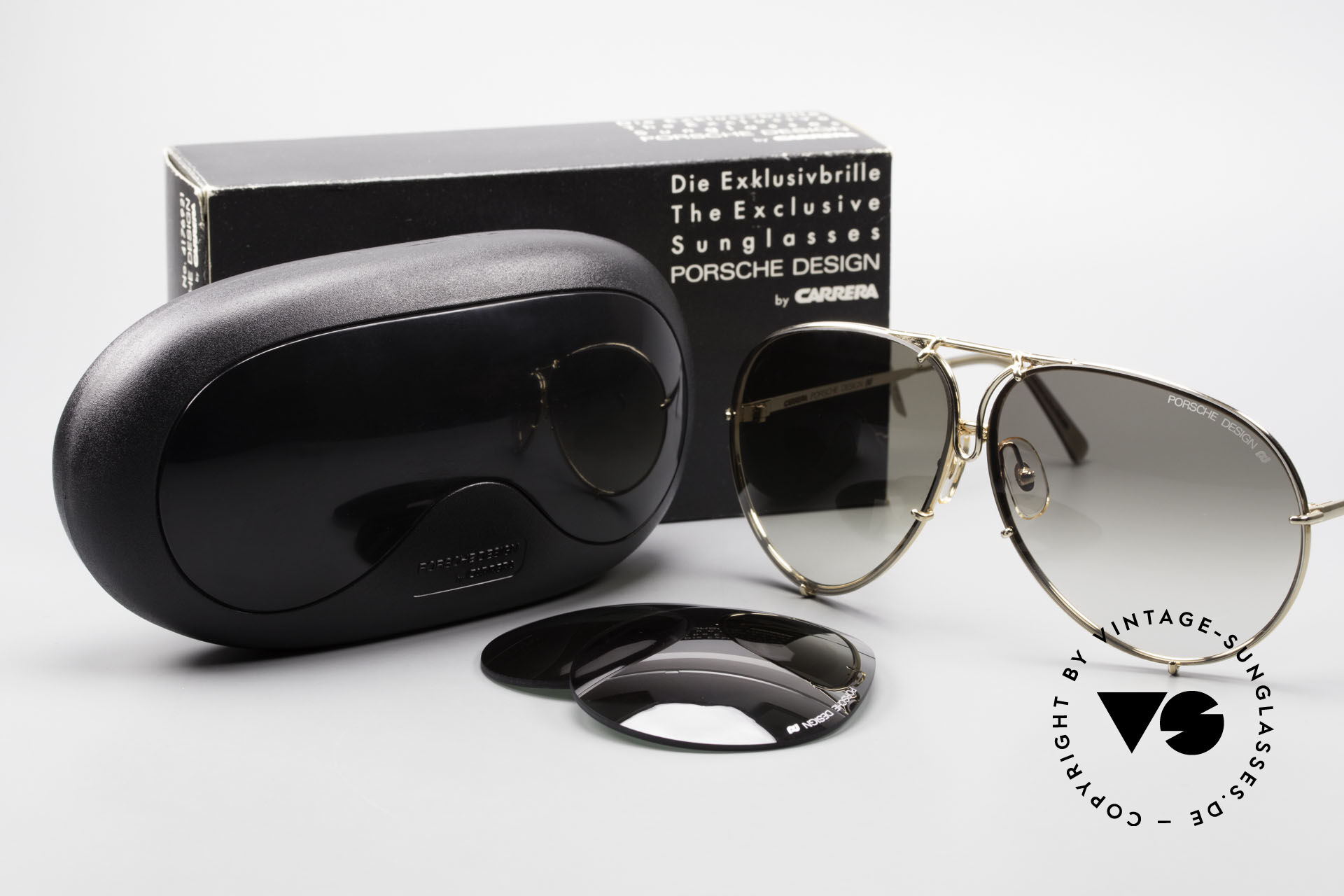 Porsche aviator sunglasses discount sizes