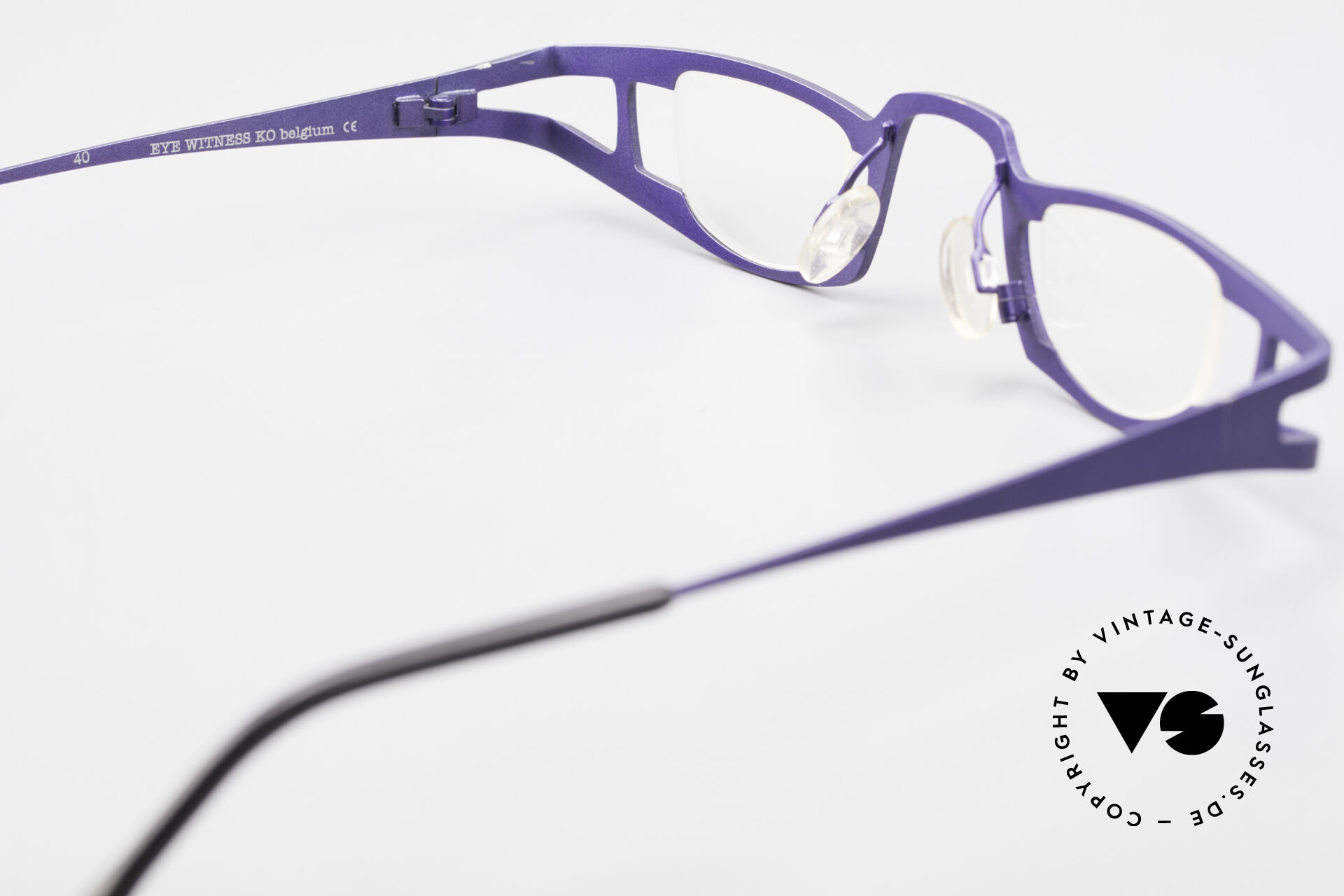 Glasses Theo Belgium EyeWitness KO Pure Titanium Reading Specs