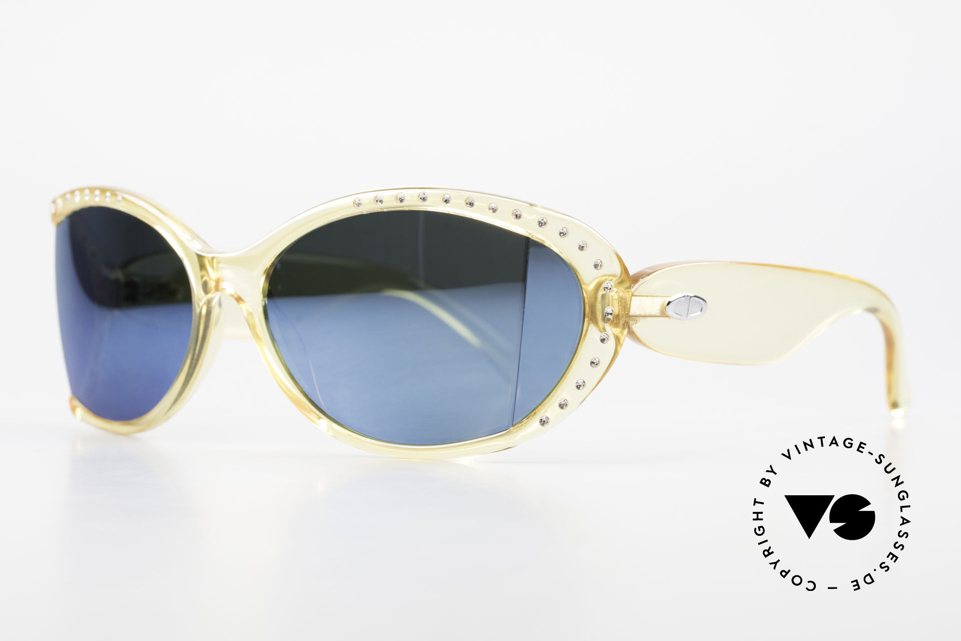 Sunglasses Christian Dior 2439 80's Crystal Sunglasses Gem