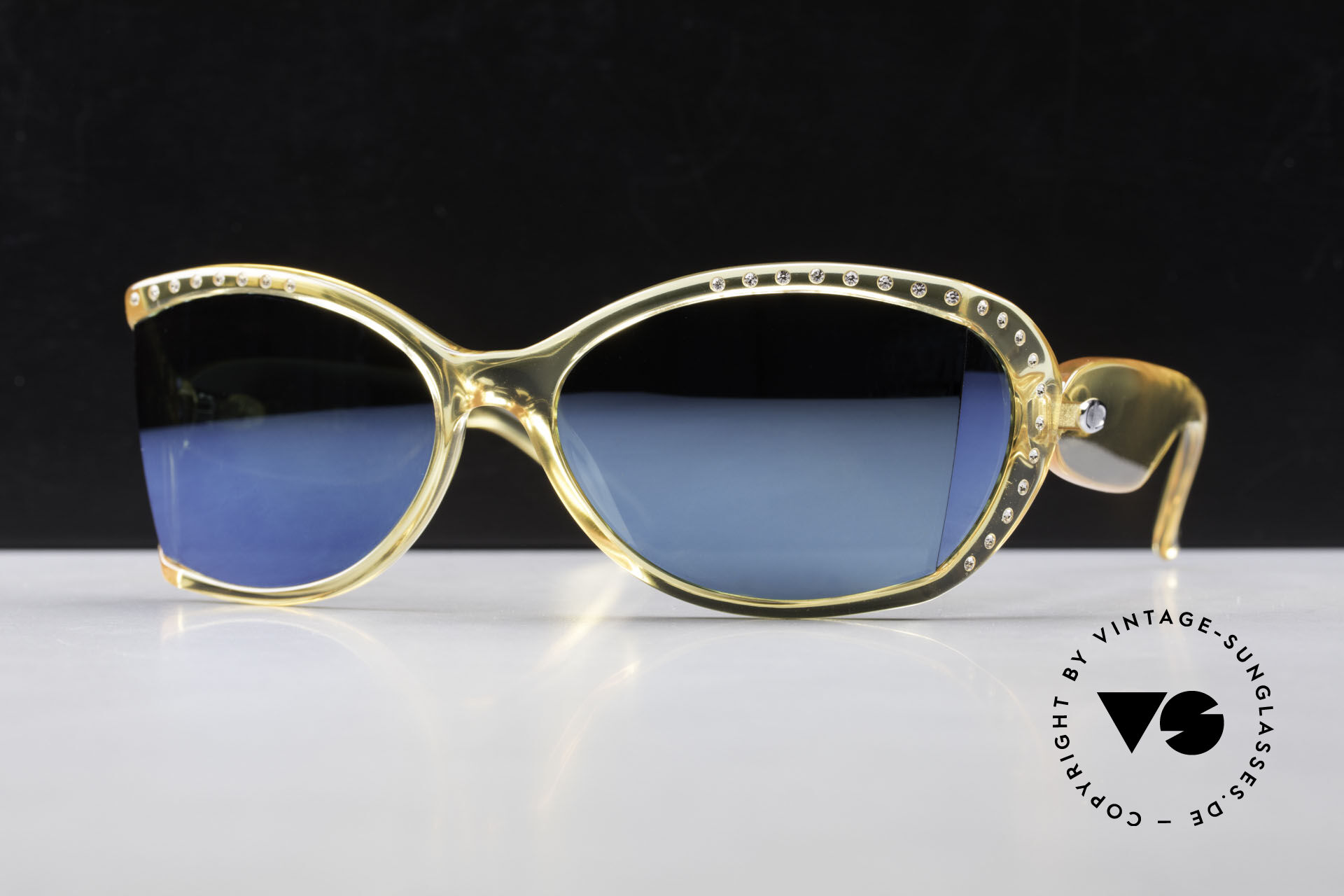 Sunglasses Christian Dior 2439 80's Crystal Sunglasses Gem