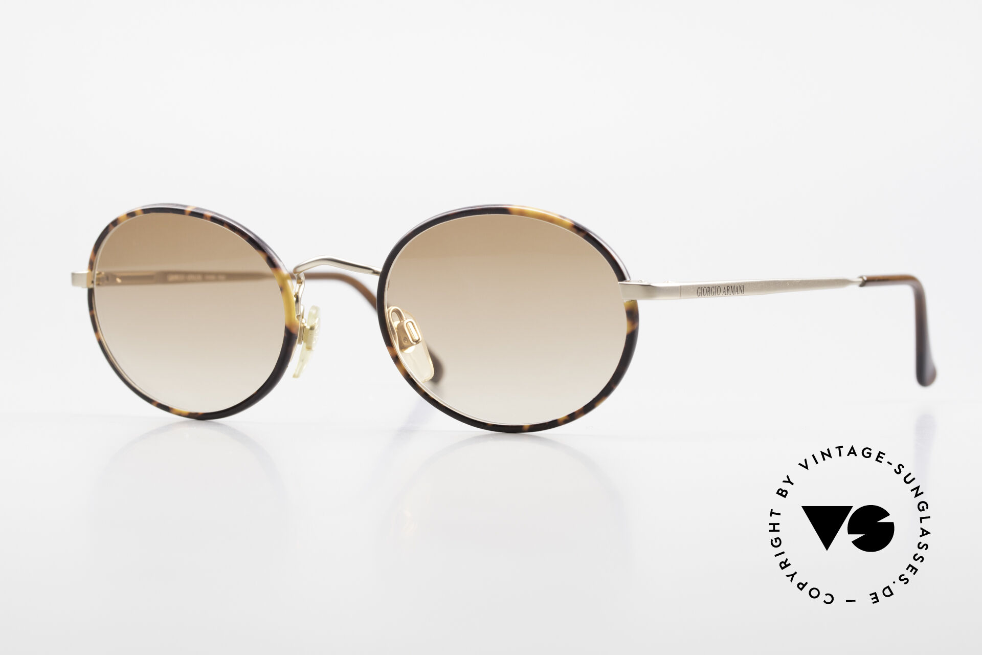 Sunglasses Giorgio Armani 235 Oval Vintage 80 s Sunglasses