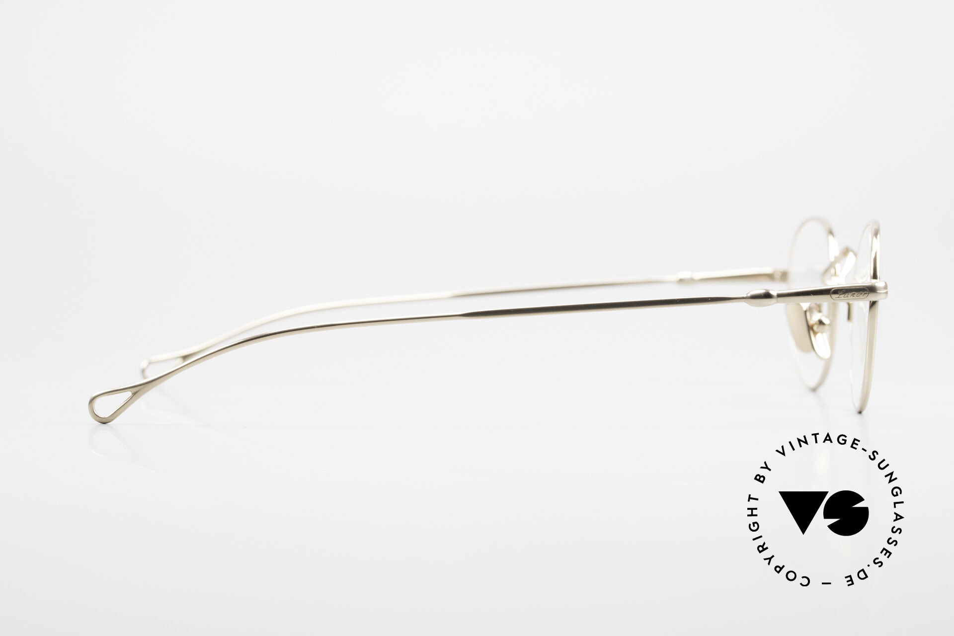 ayuμ　ルノア107 Glasses Lunor V 107 Panto Eyeglasses Gold Plated