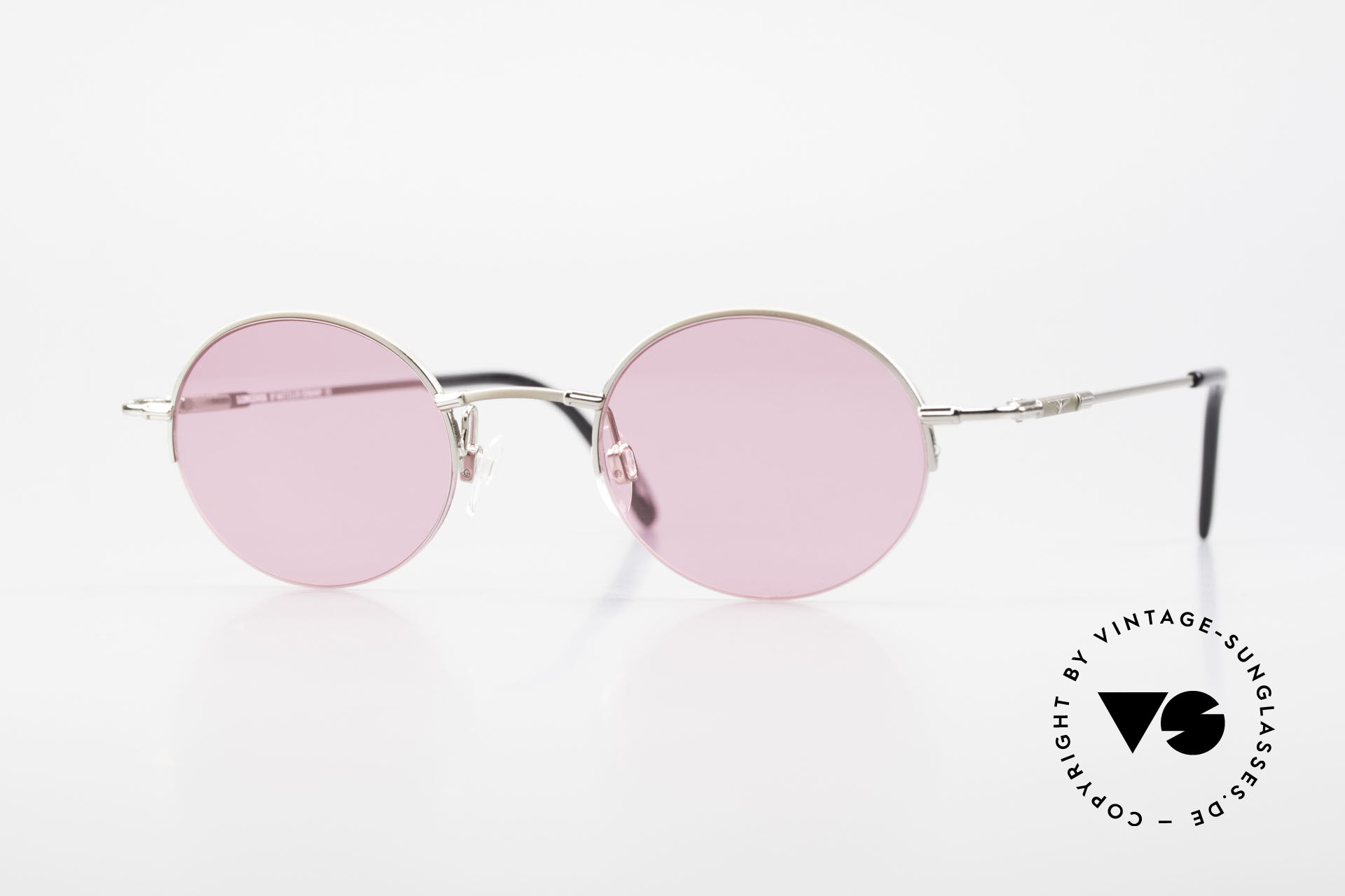 Sunglasses Longines 4363 Pink Sunglasses Oval Round