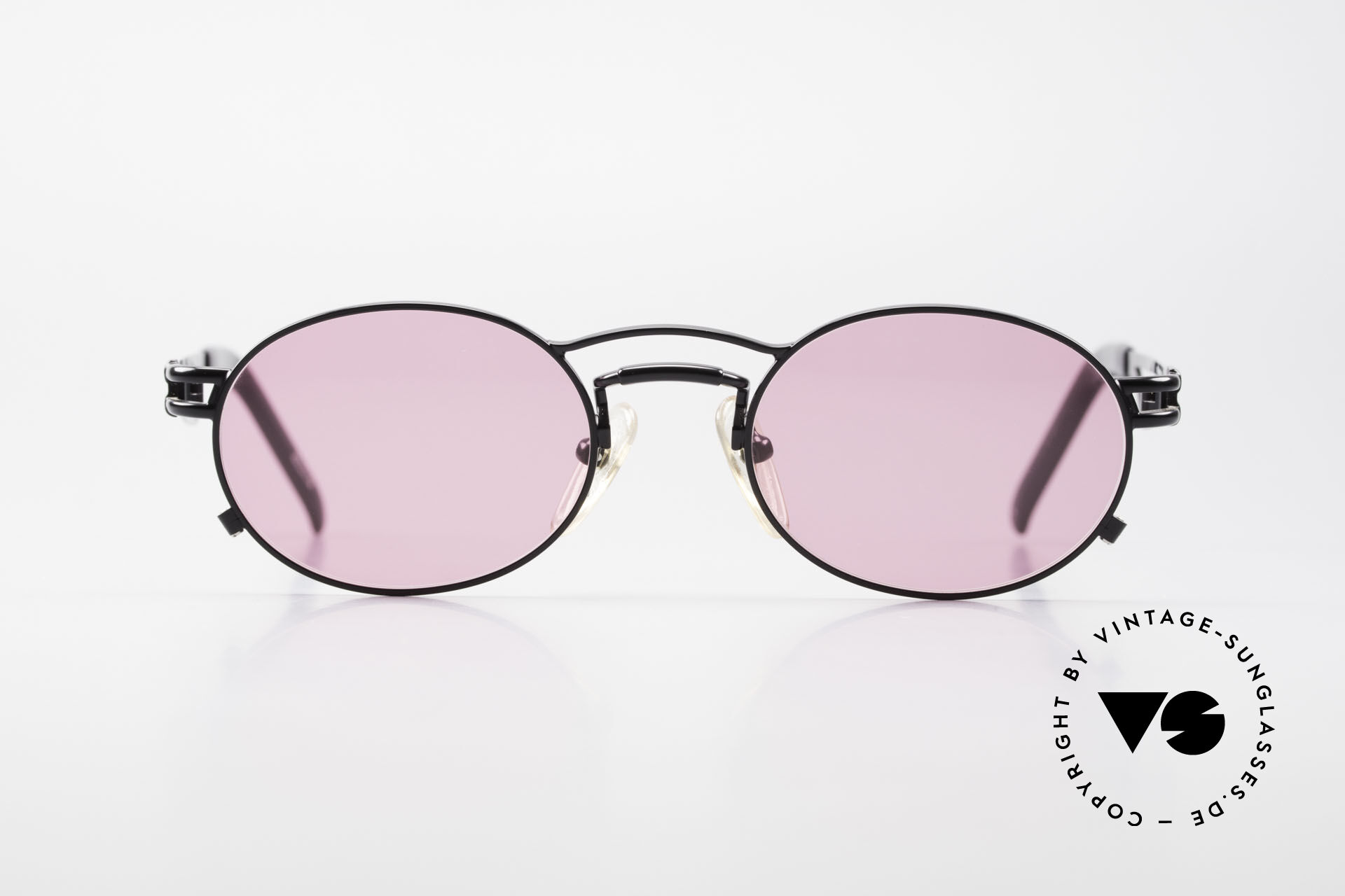 Sunglasses Jean Paul Gaultier 56-3173 Pink Oval Vintage Sunglasses