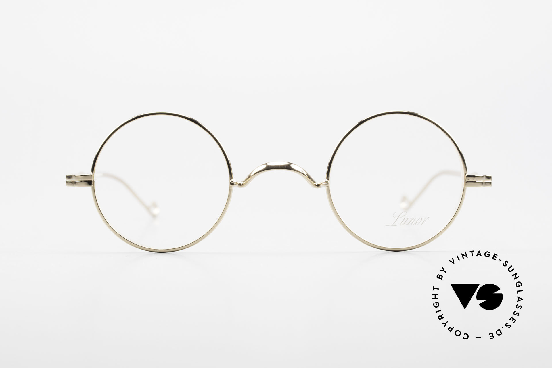 Glasses Lunor II 12 Small Round Gold Glasses