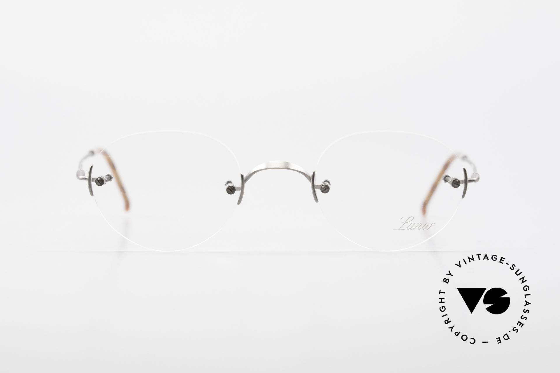 Glasses Lunor Classic Panto AS Lunor Rimless Eyeglass-Frame