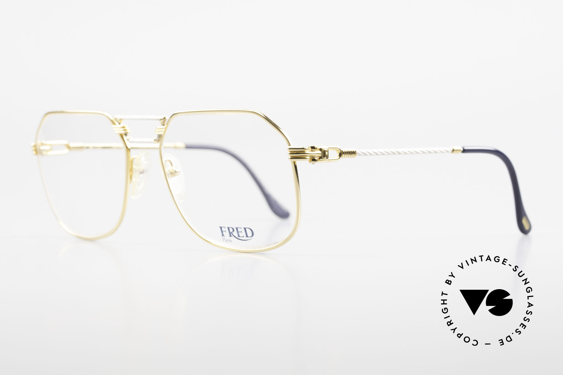 Glasses Fred Cap Horn - L Rare Luxury Eyeglasses 80