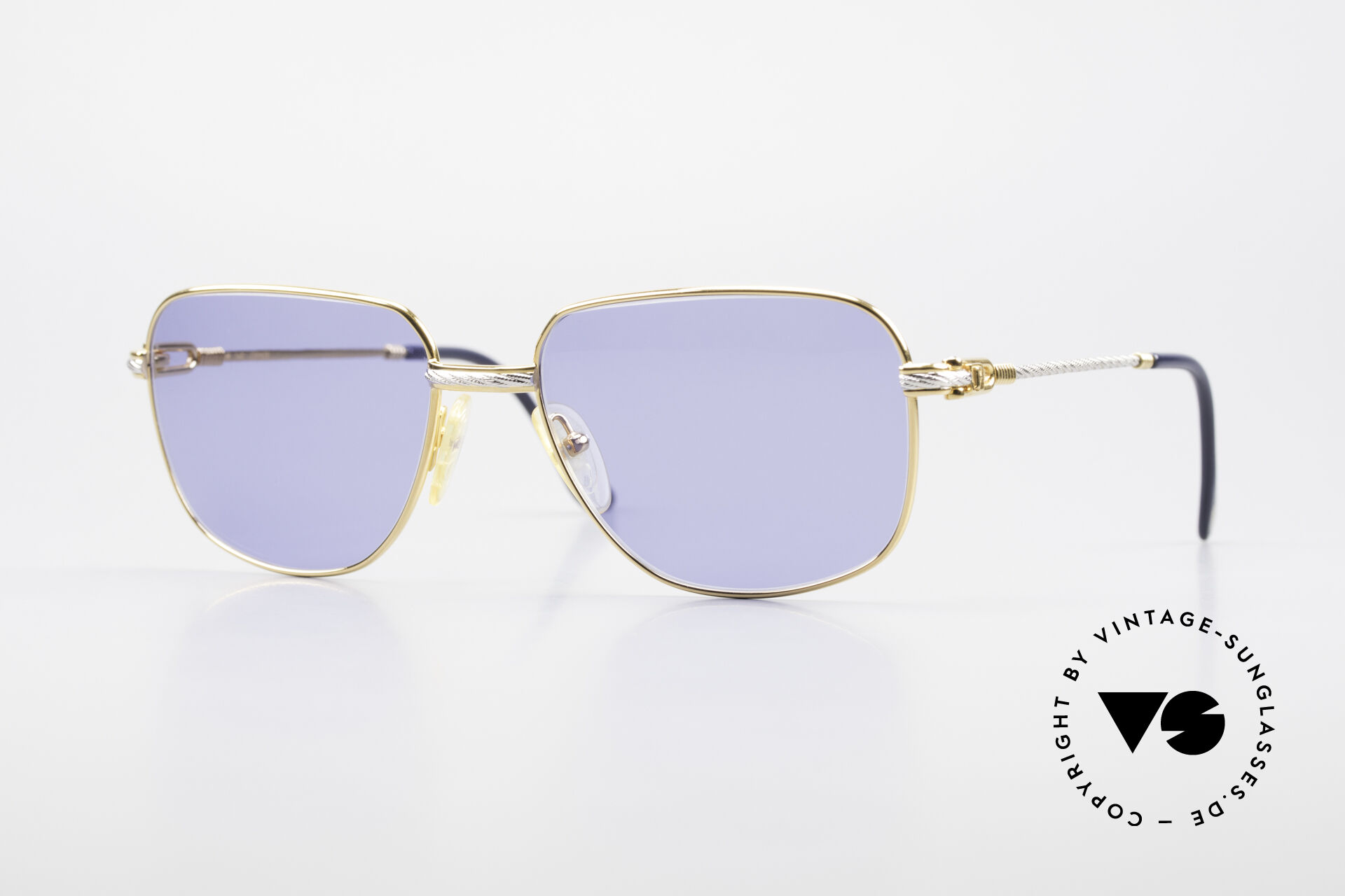Vintage Fred Sunglasses Sunglasses Fred Blue in Metal - 46967570 main image 3