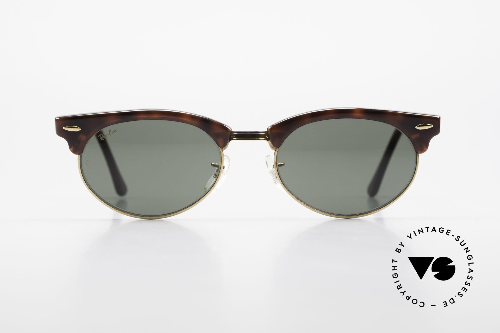 George Eliot onderwijzen Neuken Sunglasses Ray Ban Clubmaster Oval 80's Bausch & Lomb Original