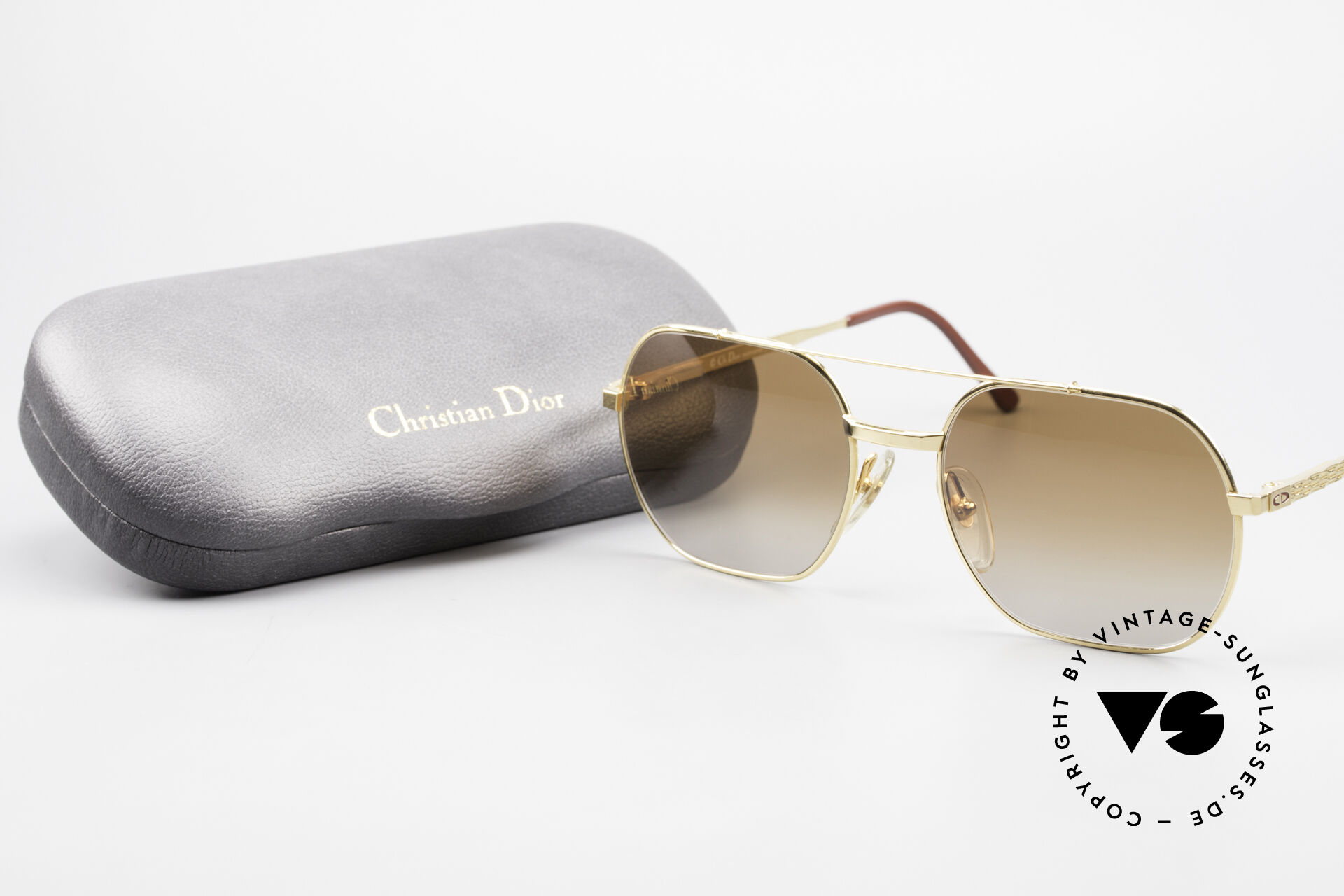 Christian Dior 2357 Men s 80 s Shades Gold Plated