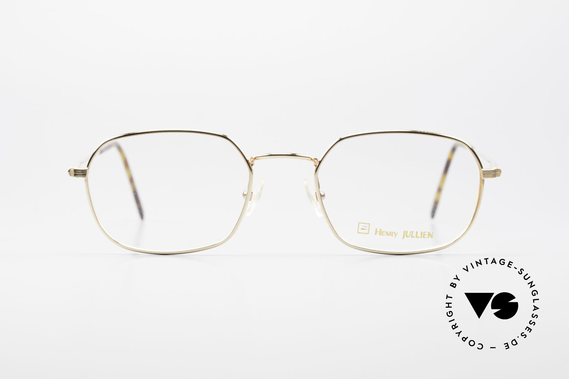 Glasses Henry Jullien Reale 05 Gold Plated Vintage Frame