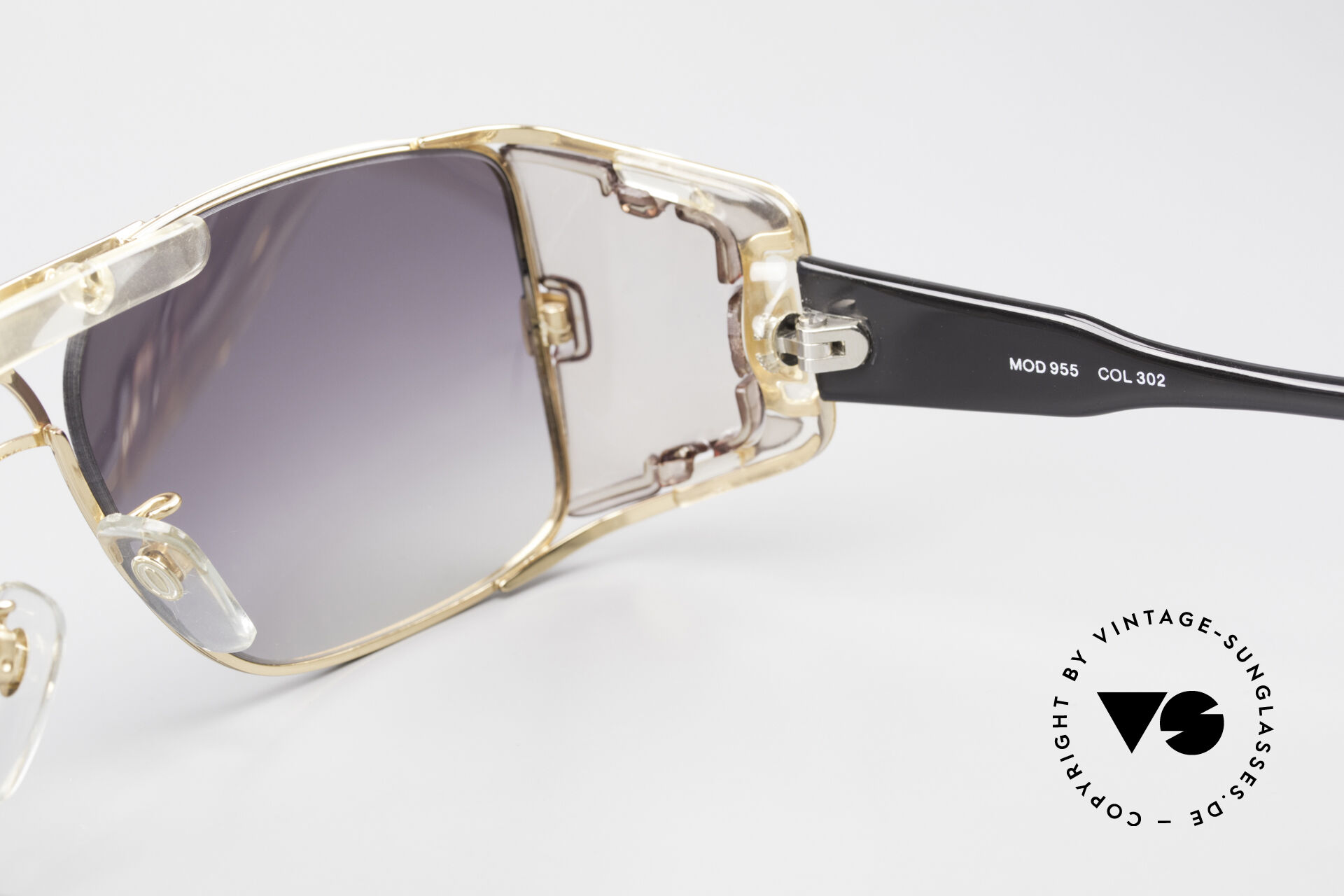 Sunglasses Cazal 955 Rare 80's Hip Hop Sunglasses