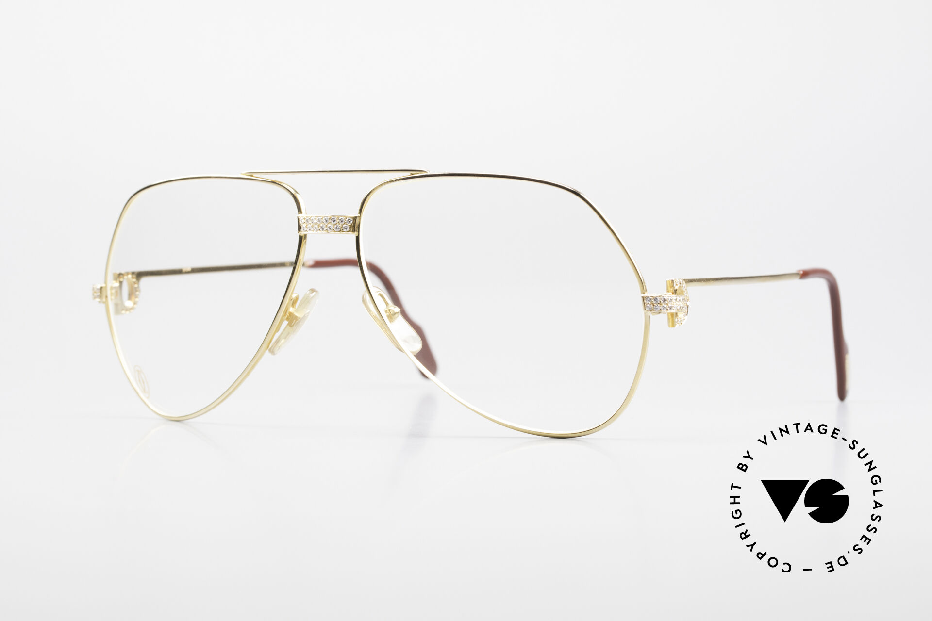 Cartier 18k gold glasses hot sale
