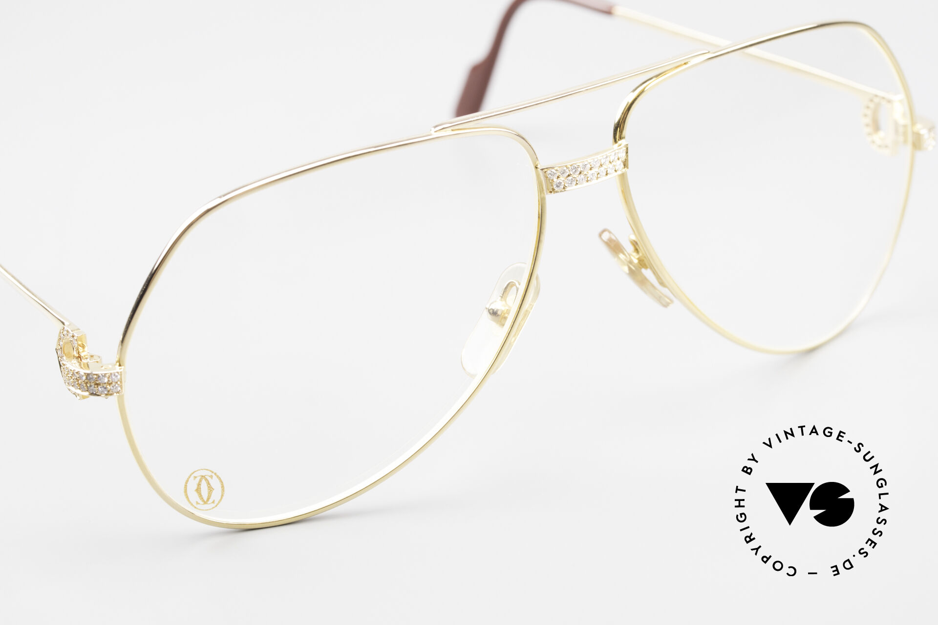 Gold cartier glasses sale