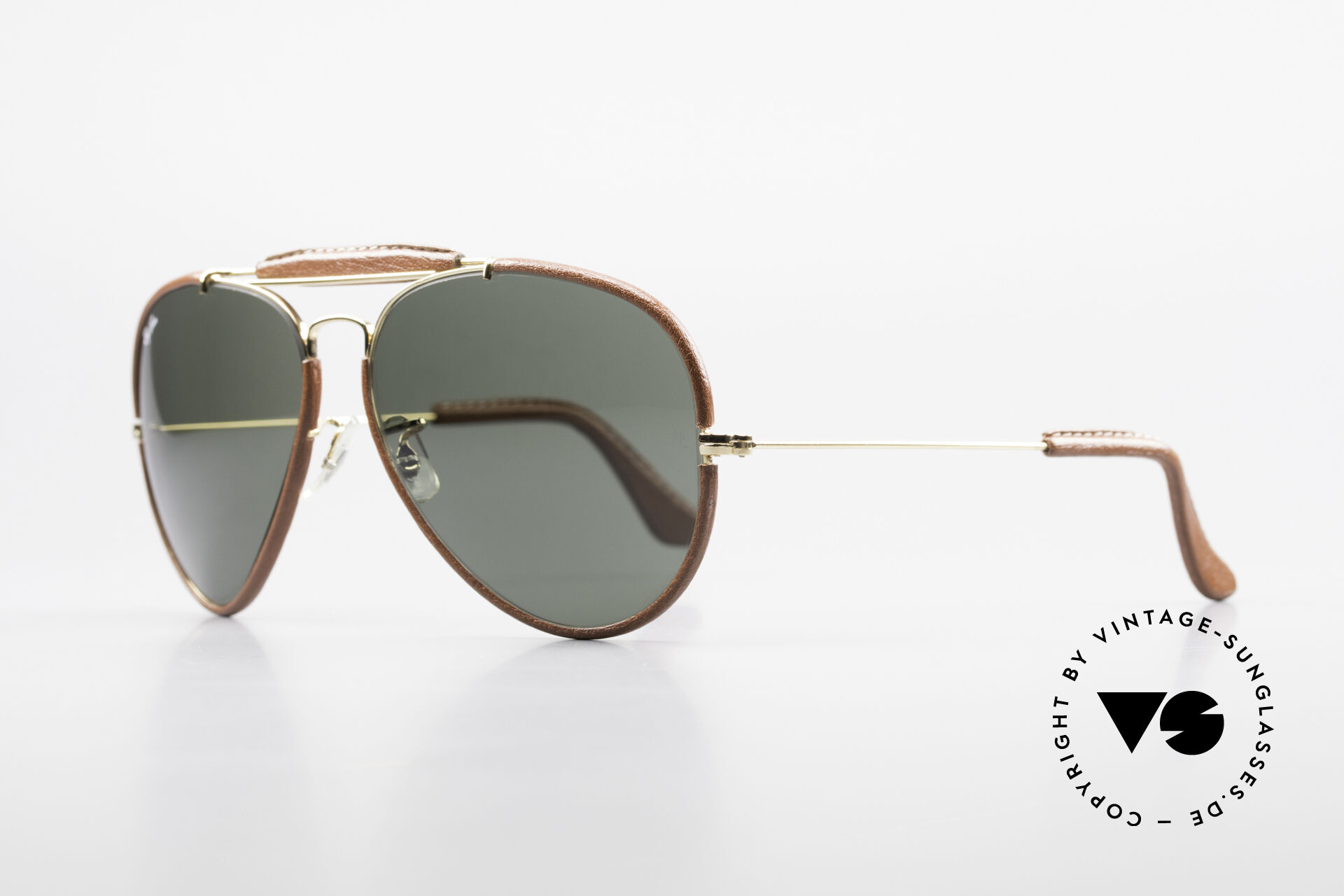 Ray Ban Outdoorsman II USA Leathers Sunglasses 80 s