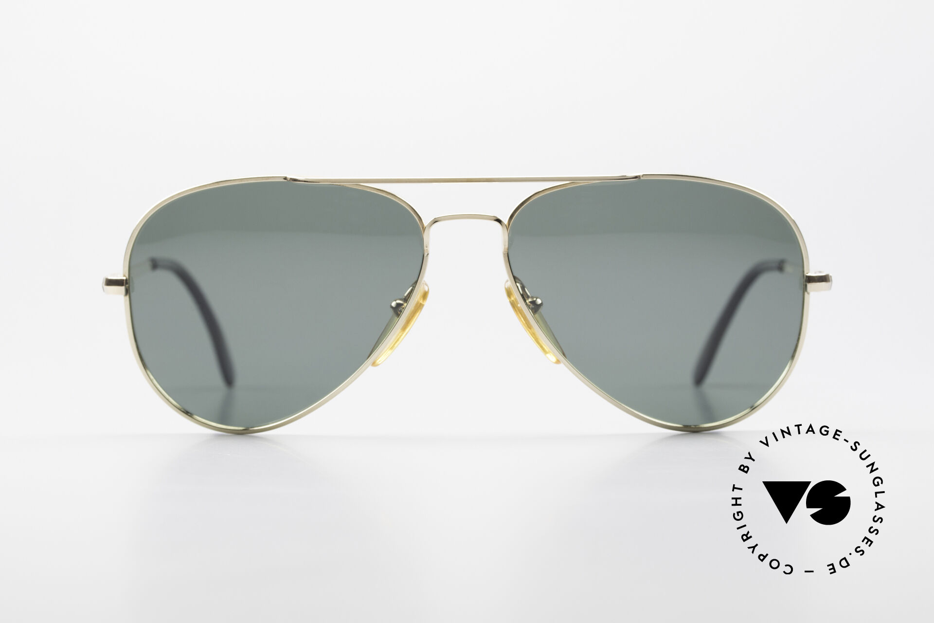 Sunglasses Henry Jullien Dakota Gold Filled Aviator Frame 80's