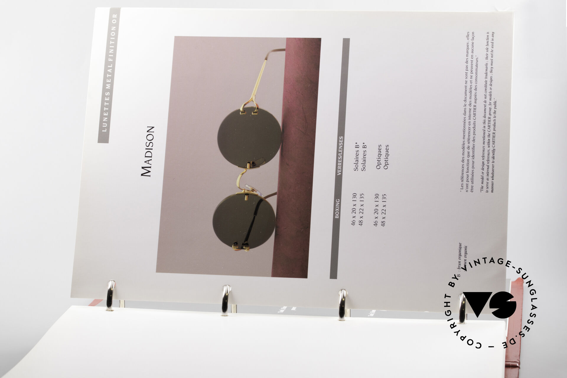 Lunette sales facon cartier