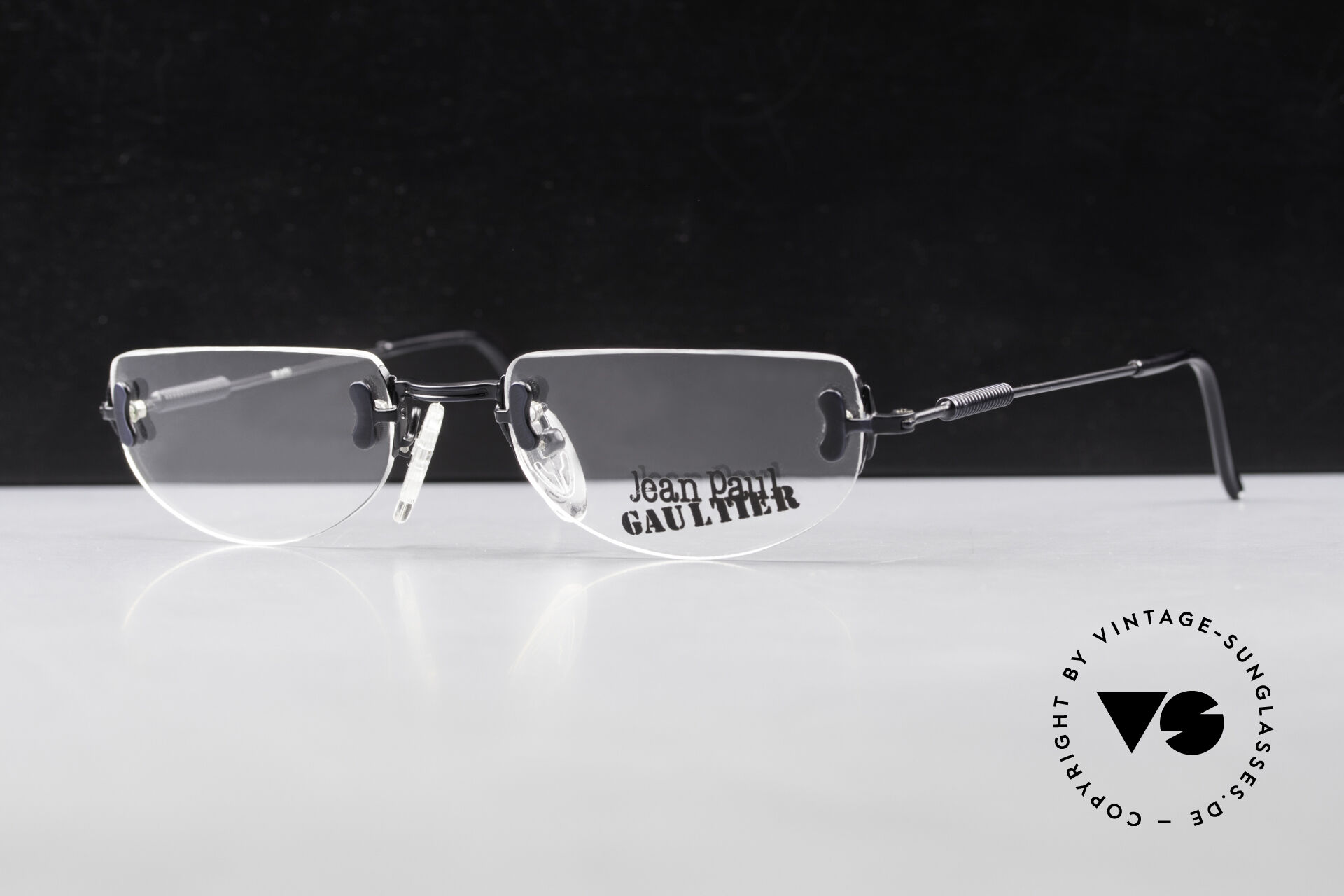 Glasses Jean Paul Gaultier 55-0174 Rimless 90's Designer Glasses