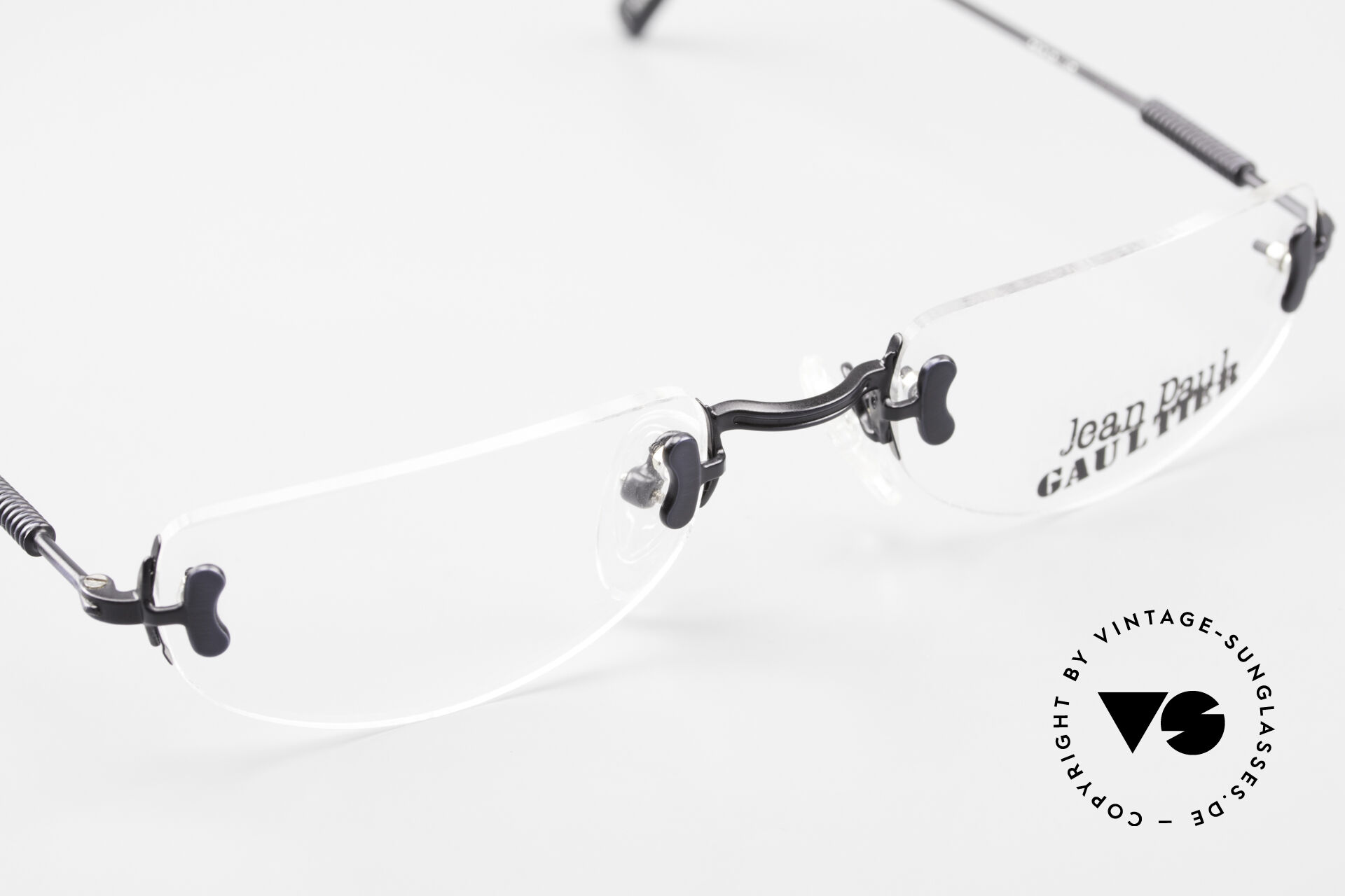 Glasses Jean Paul Gaultier 55-0174 Rimless 90's Designer Glasses