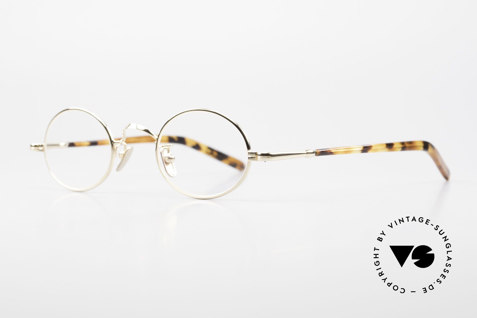 Glasses Lunor VA 100 Oval Lunor Glasses Gold Plated