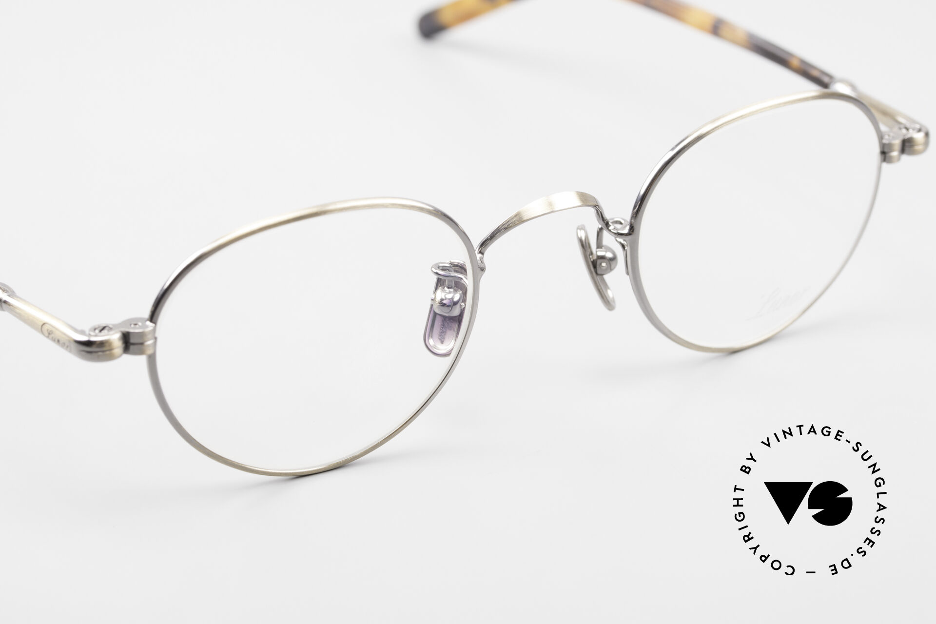 ayuμ　ルノア107 ayuμ ルノア107 Glasses Lunor V 107 Panto Frame Antique Gold AG