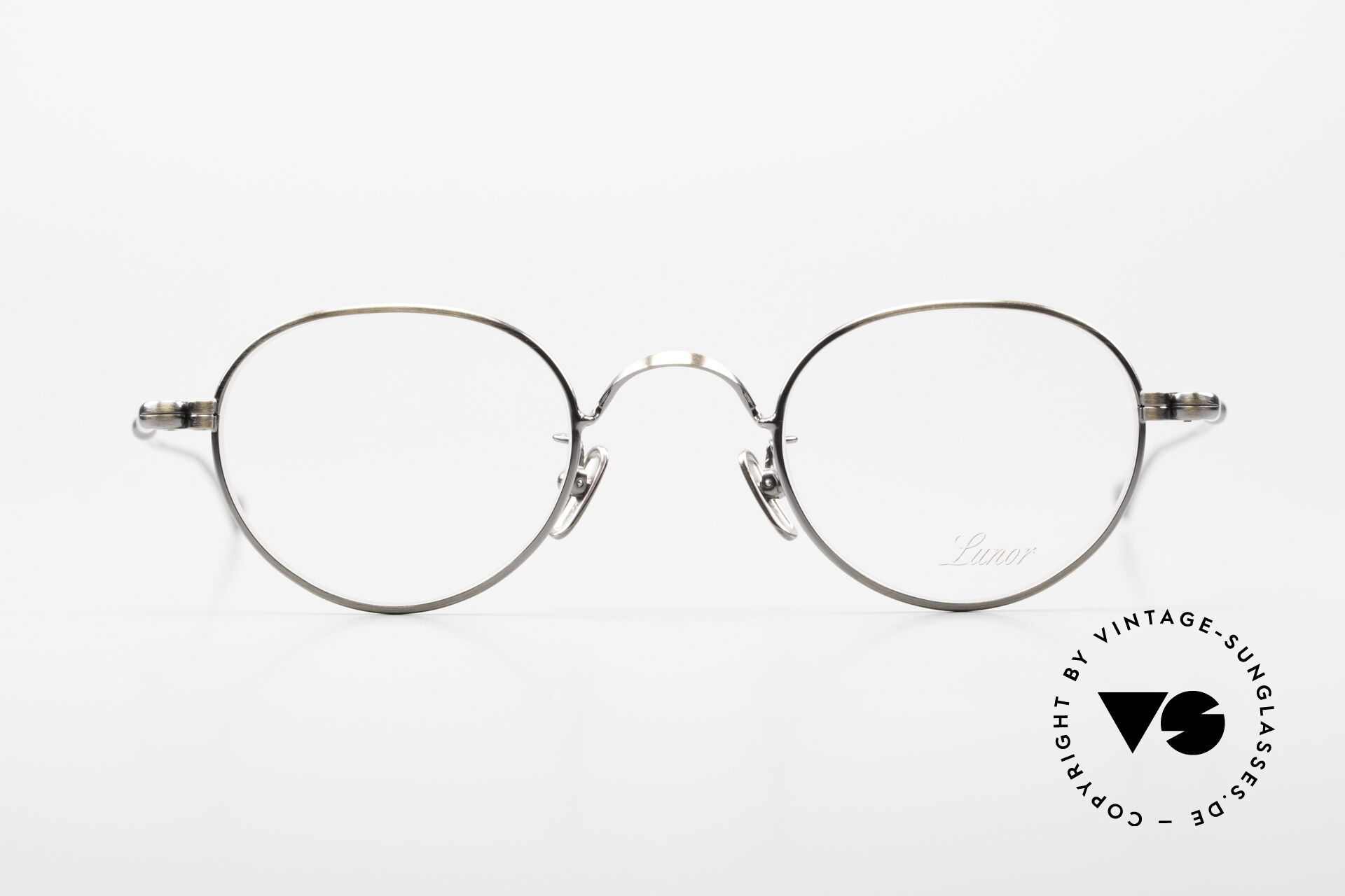 Glasses Lunor V 107 Panto Frame Antique Gold AG