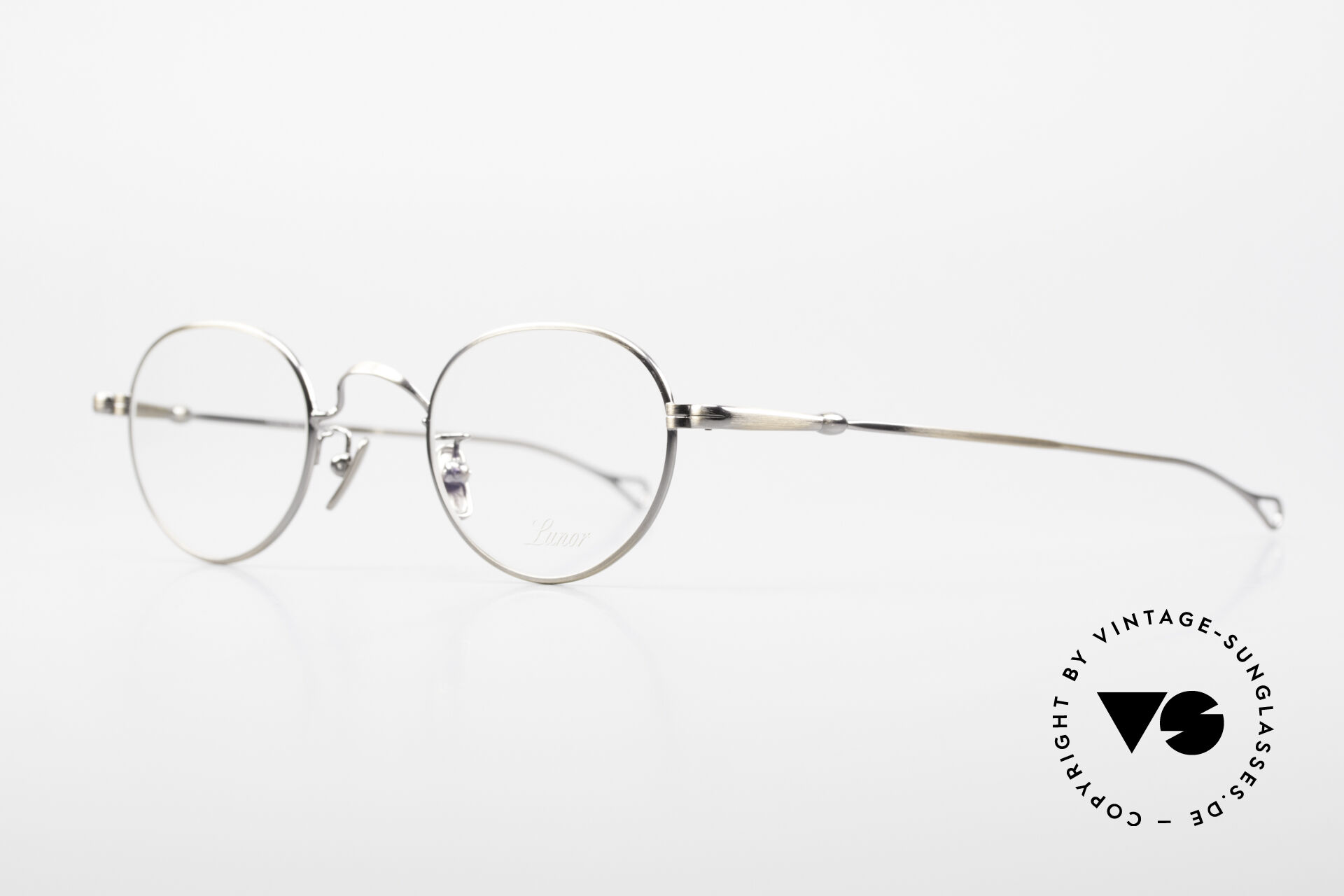 Glasses Lunor V 107 Panto Frame Antique Gold AG
