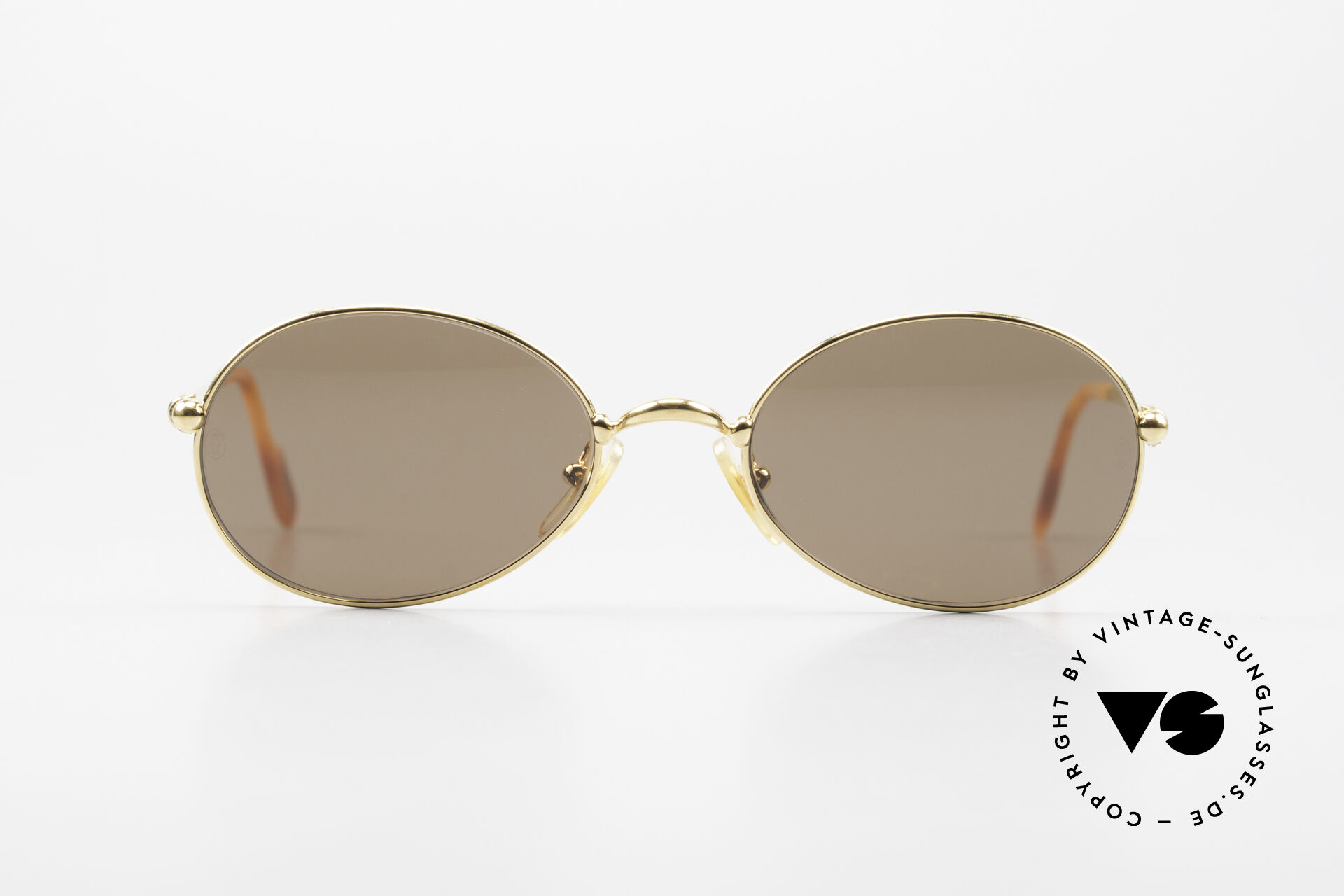Sunglasses Cartier Saturne Oval 90 s Luxury Sunglasses