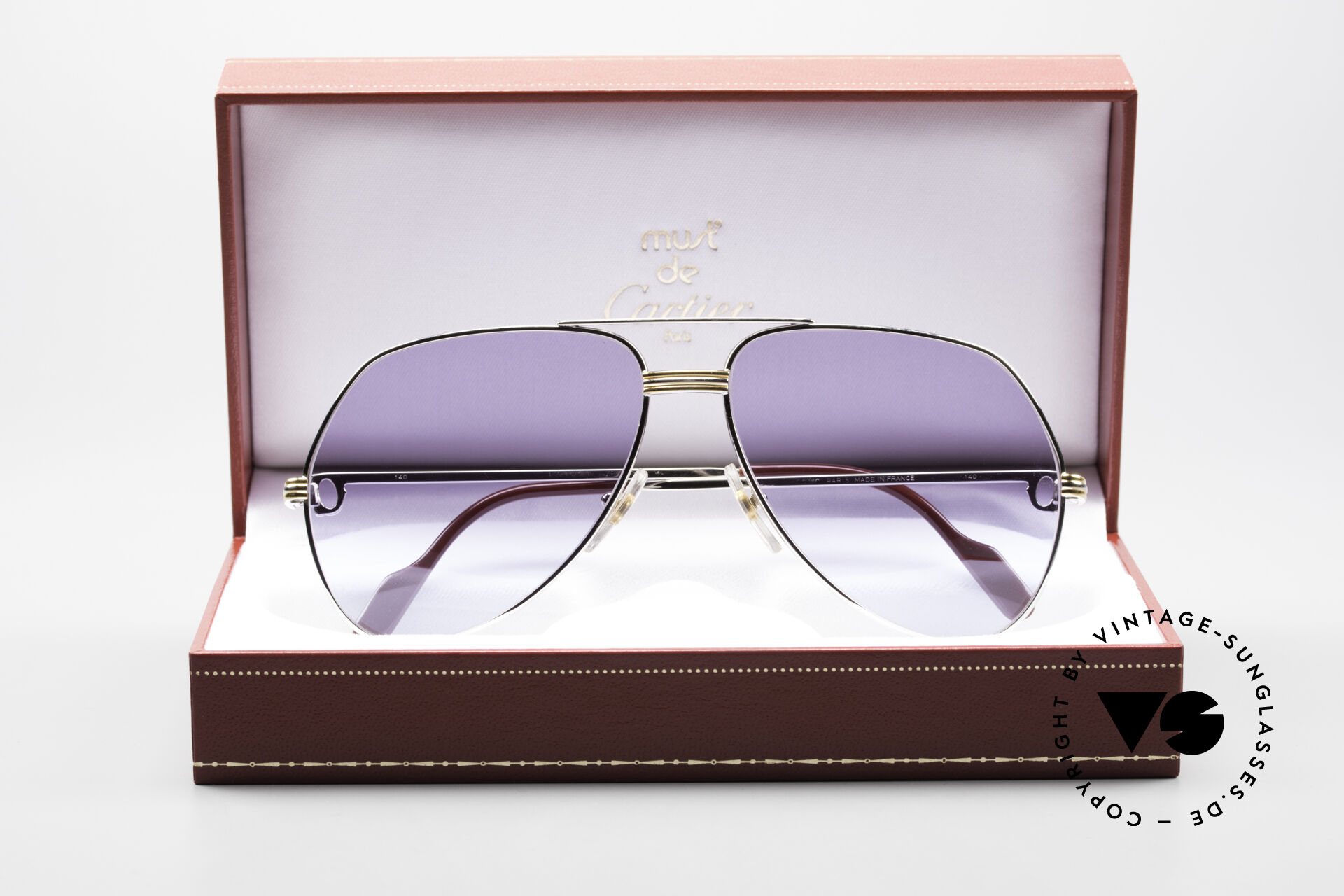 Cartier platinum sunglasses deals