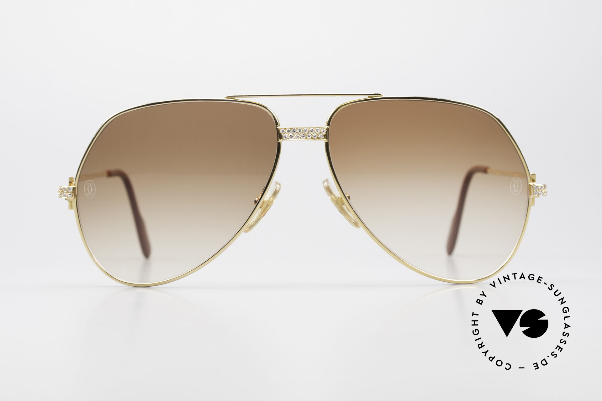 Cartier sunglasses 2024 men gold