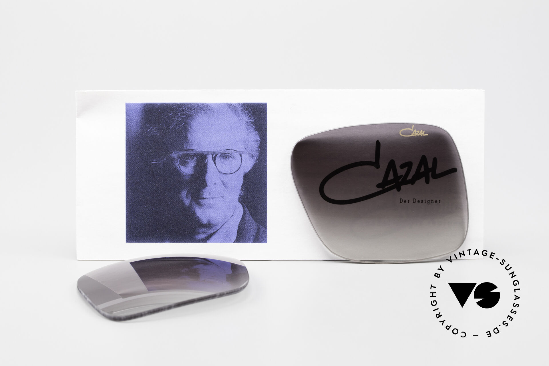 Sunglasses Cazal 607 Lens Sun Lenses Cari Zalloni Booklet