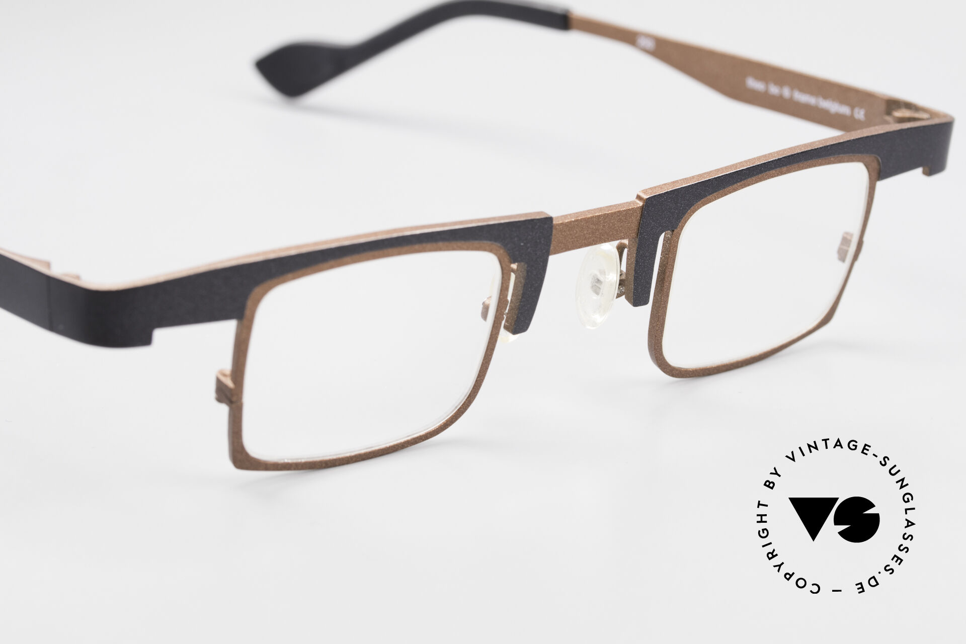 Glasses Theo Belgium Bo Square Designer Frame Titanium
