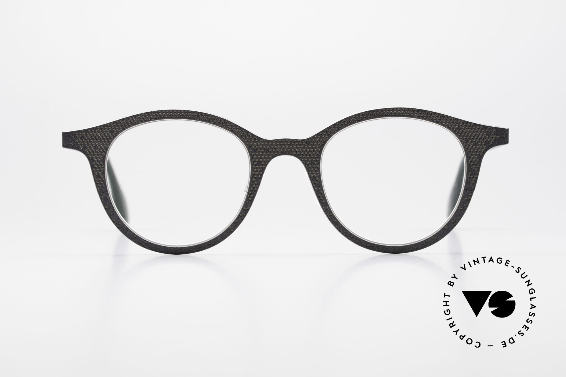 Glasses Theo Belgium Mille 61 Lively Frame Pattern Unique 