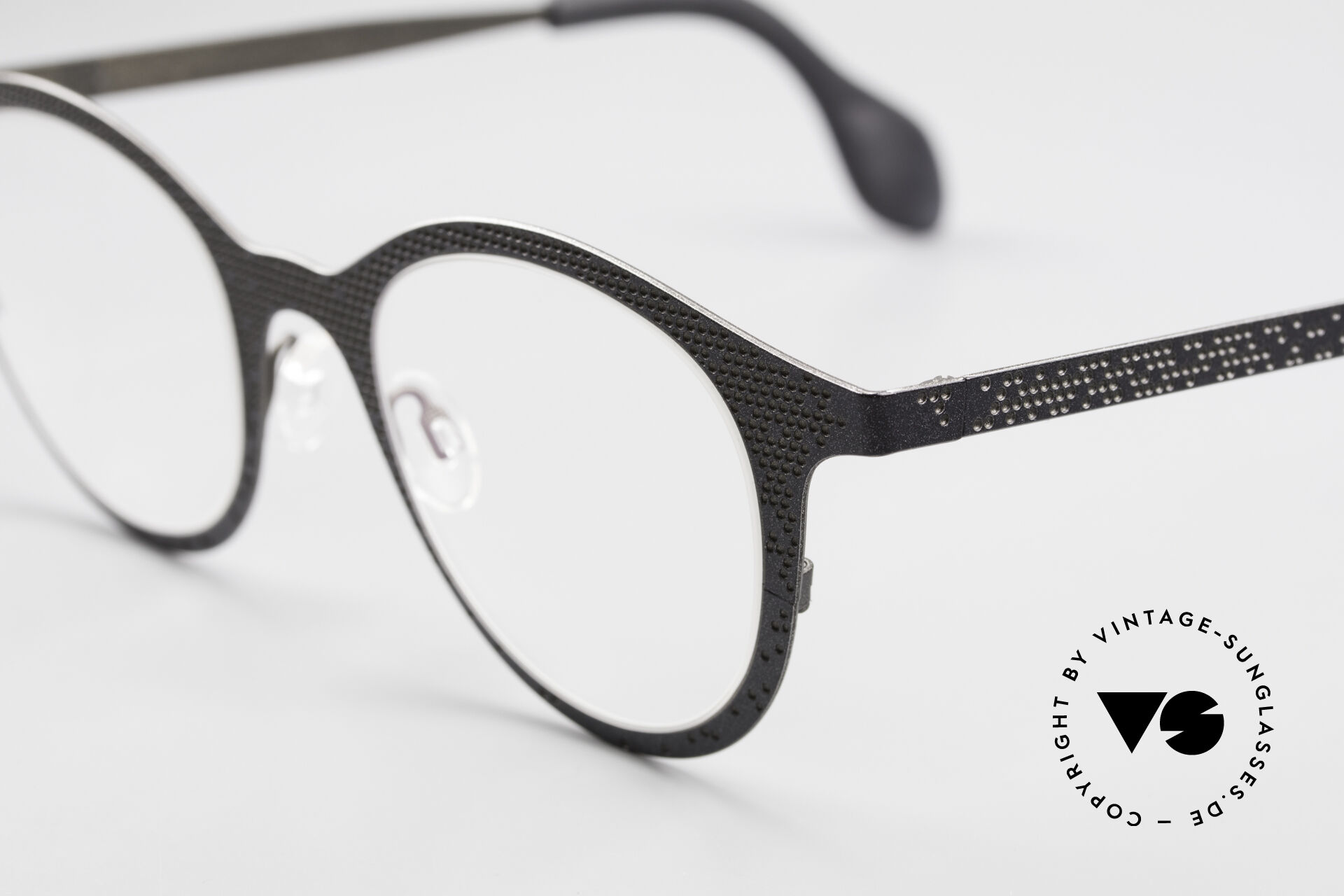Glasses Theo Belgium Mille 61 Lively Frame Pattern Unique