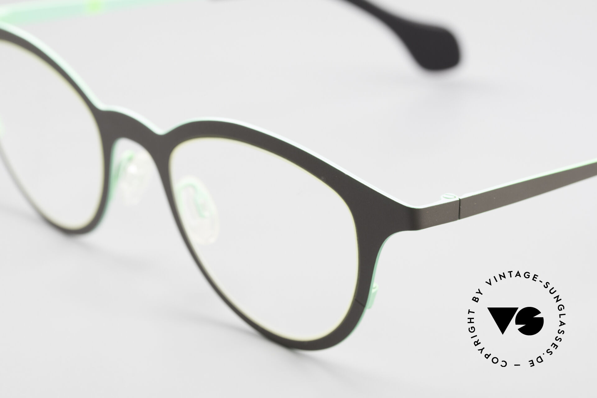 Glasses Theo Belgium Mille 21 Women's EyeglassFrame Metal