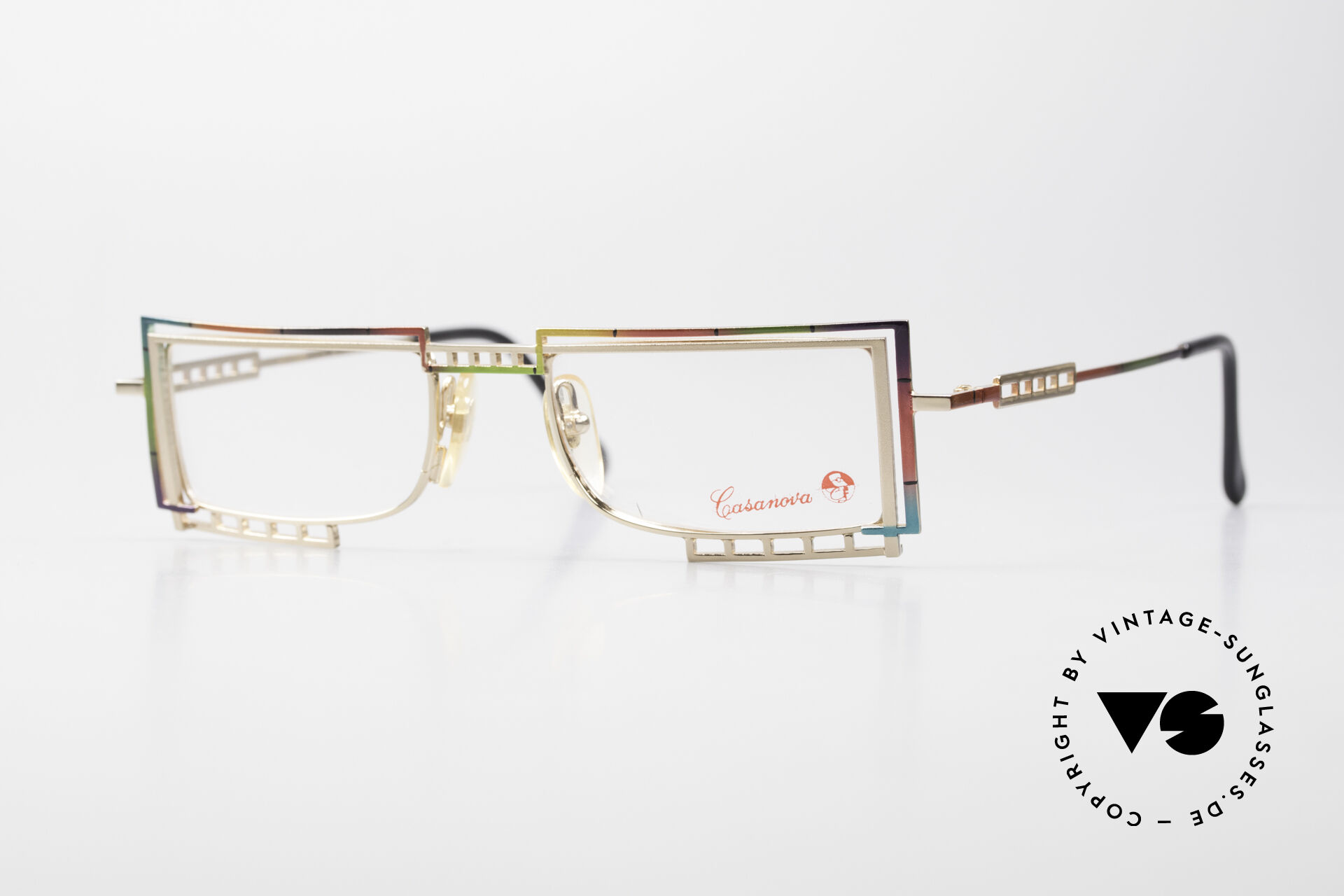 Glasses Casanova LC4 Square Specs Rainbow Colored