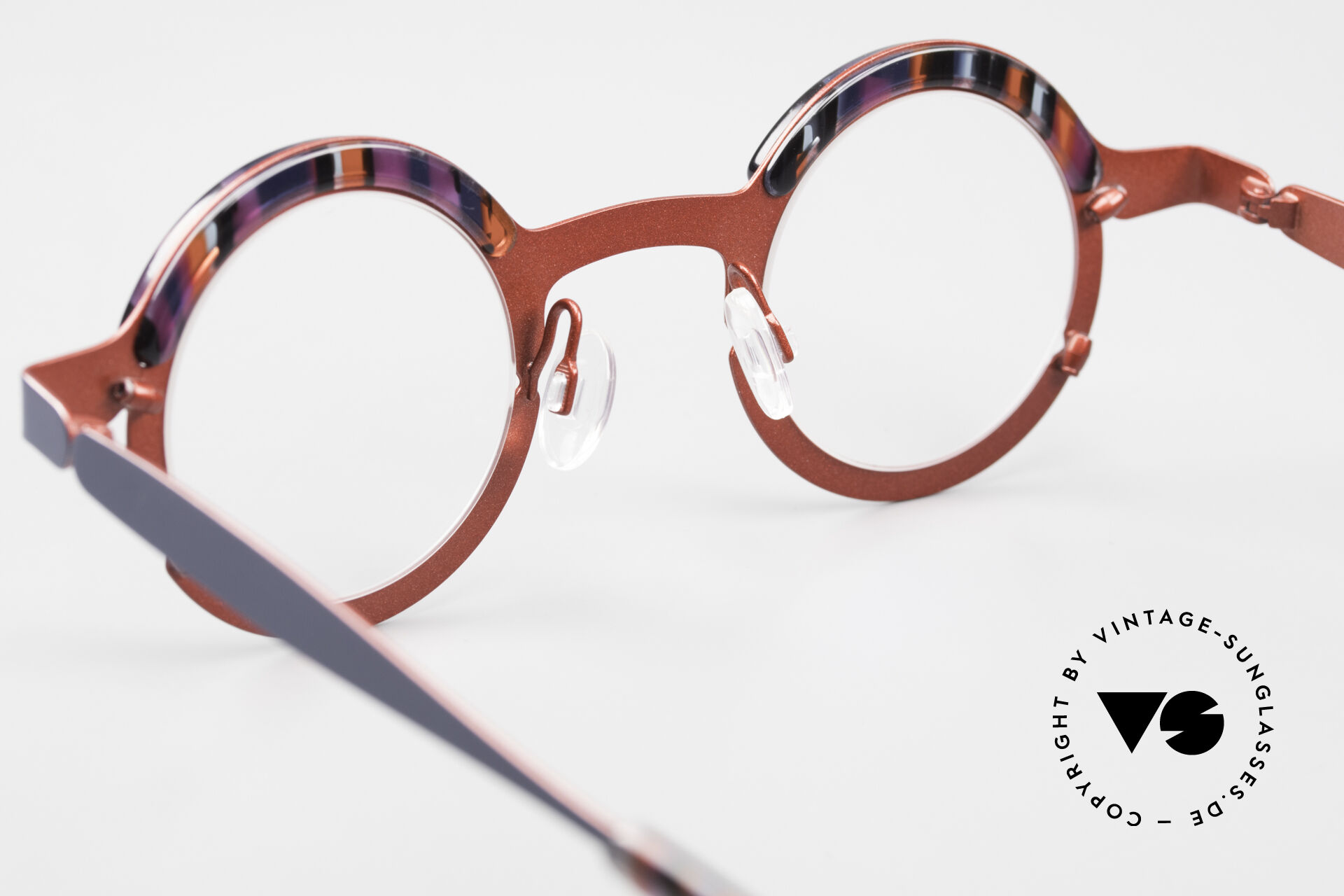 Theo Belgium Tag Round Glasses Women And Men