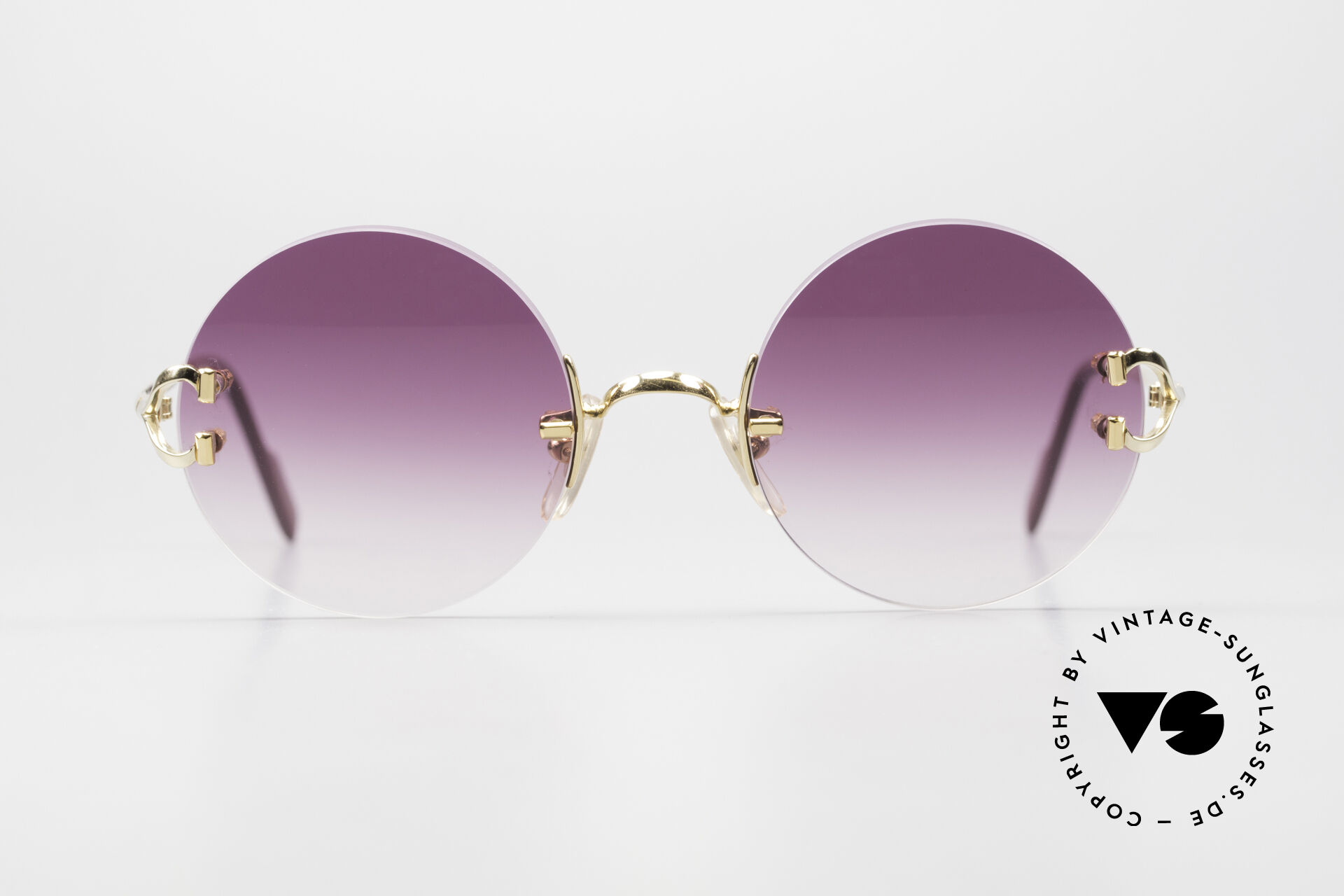 Sunglasses Cartier Madison Limited One Of A Kind Purple Customized