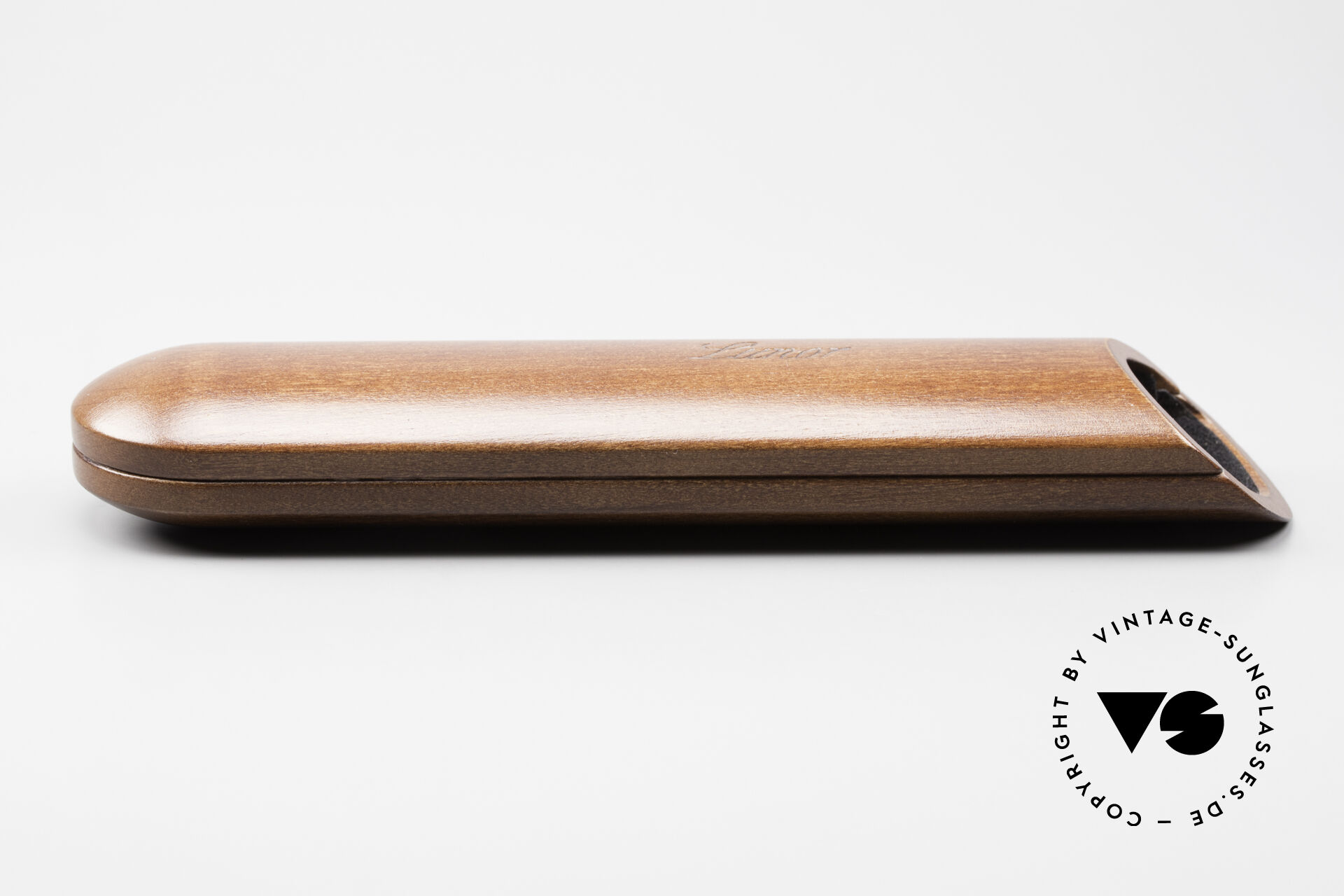 Sunglasses Lunor Wooden Sliding Case A Solid Wood Case Nut In Size A